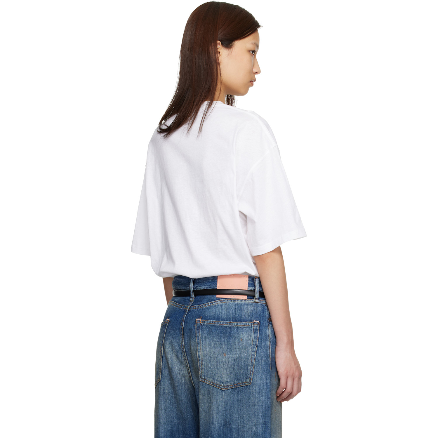  Acne Studios White Printed T-shirt 