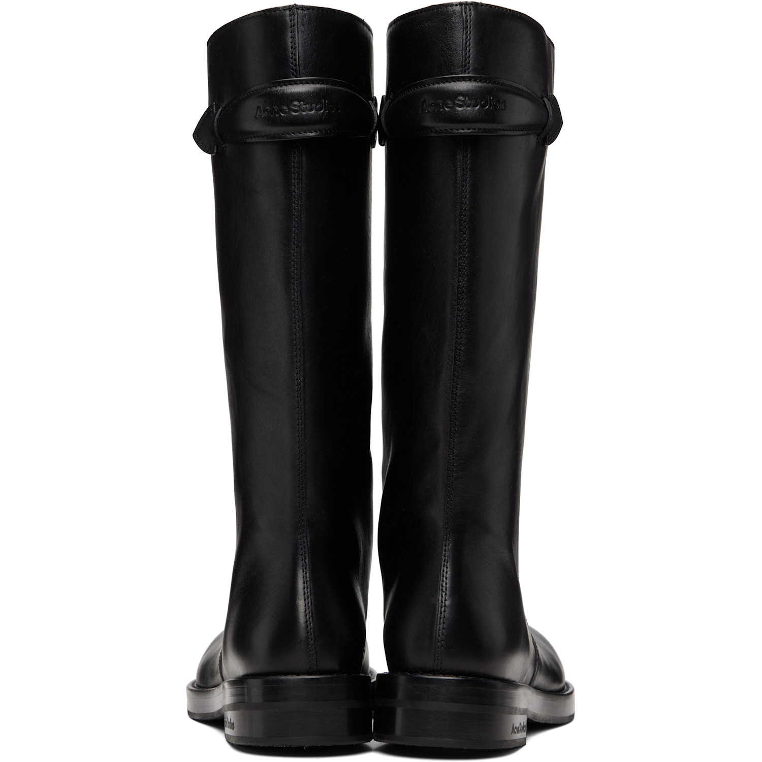  Acne Studios Black Leather Boots 