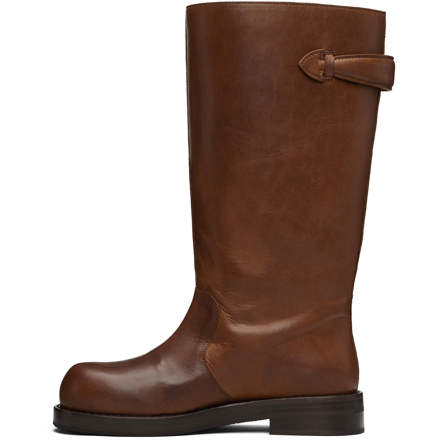  Acne Studios Brown Leather Boots 