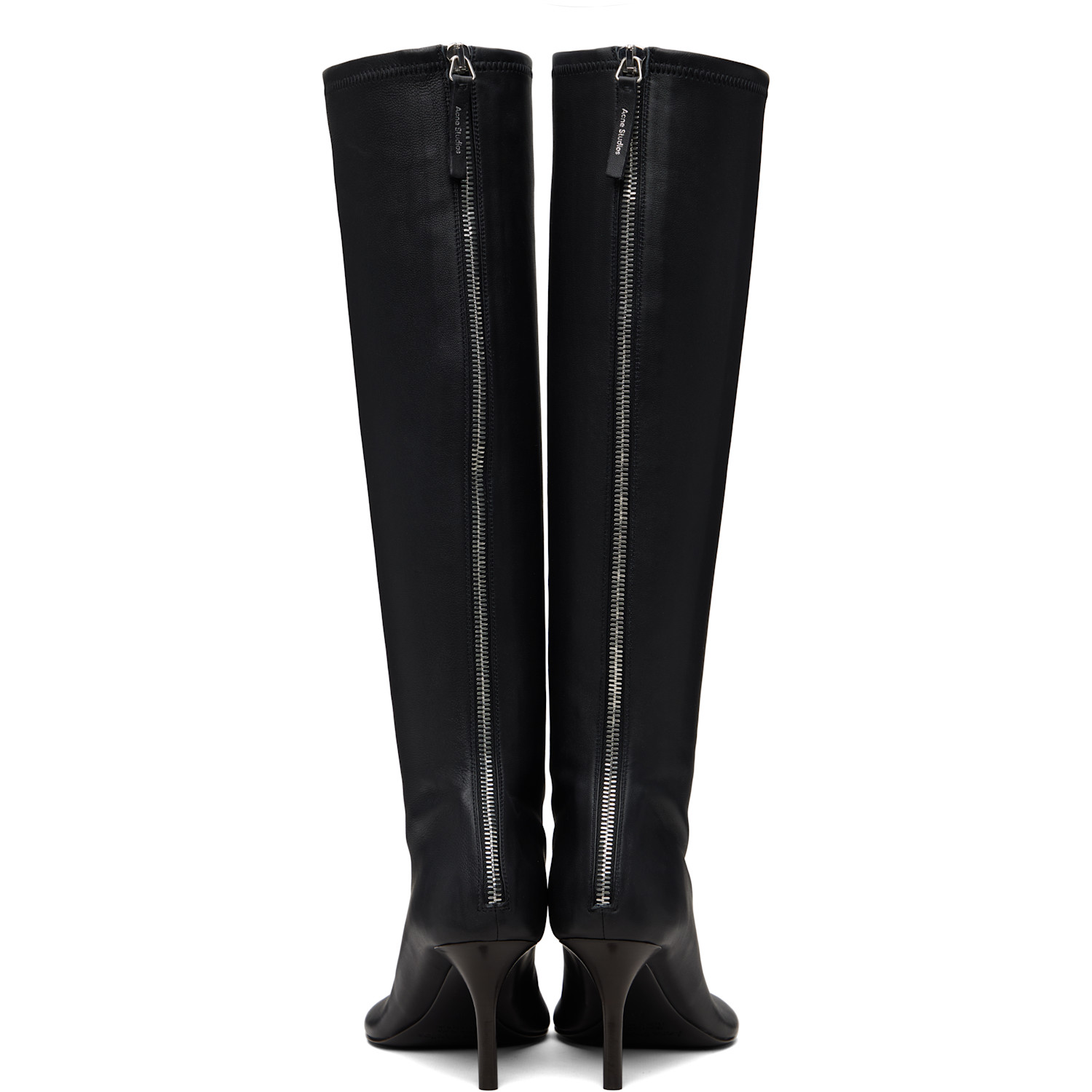  Acne Studios Black High Leather Boots 
