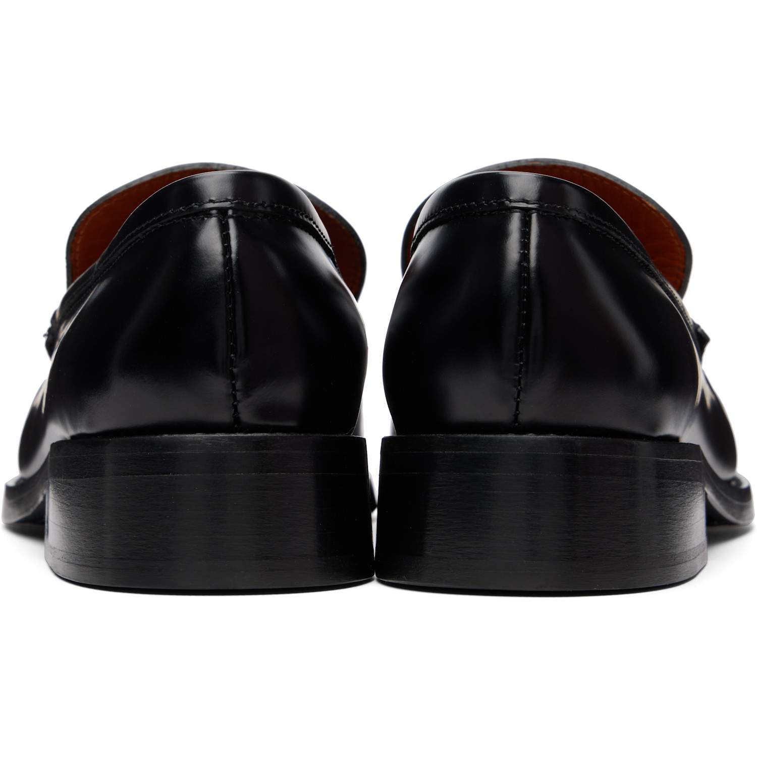  Acne Studios Black Leather Loafers 