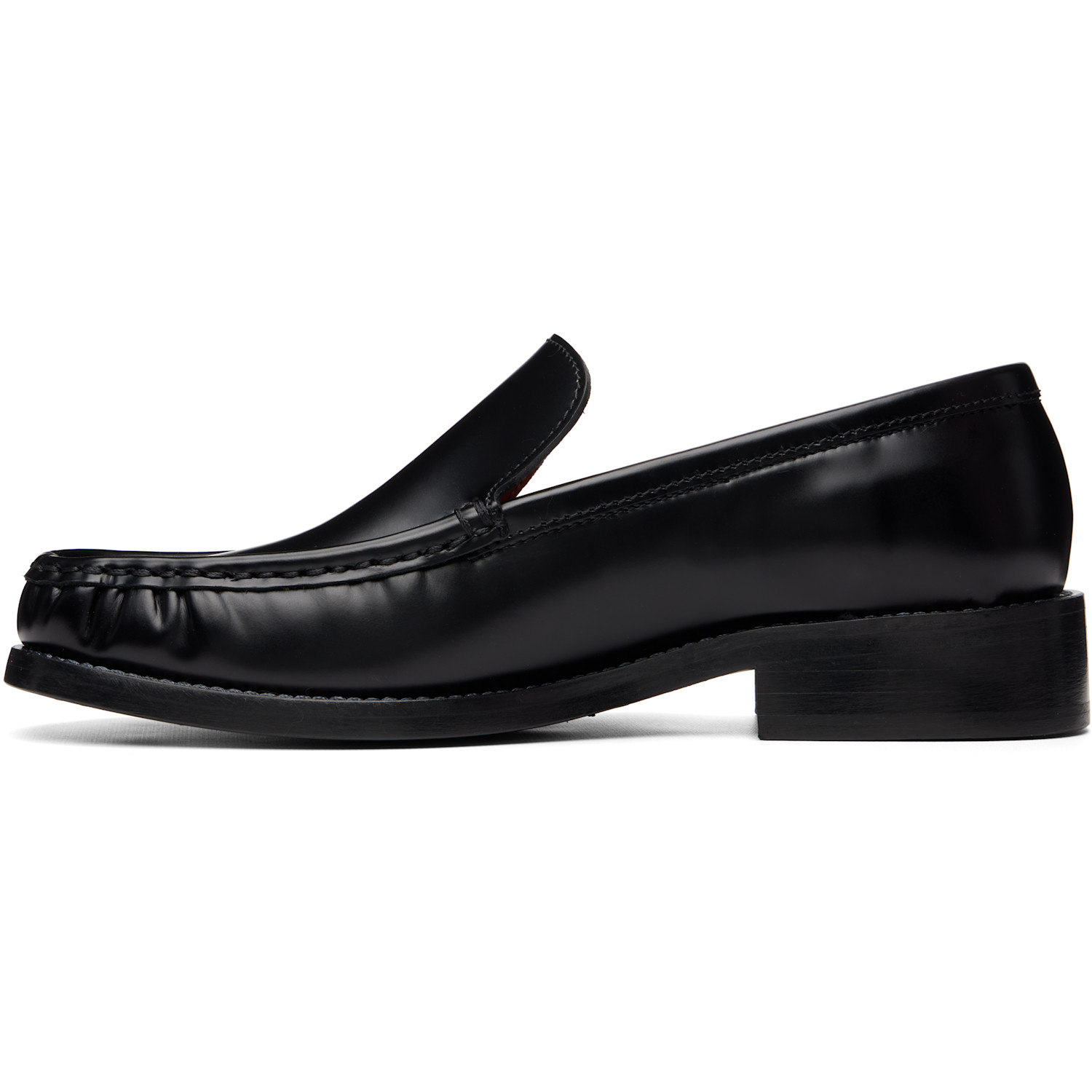  Acne Studios Black Leather Loafers 
