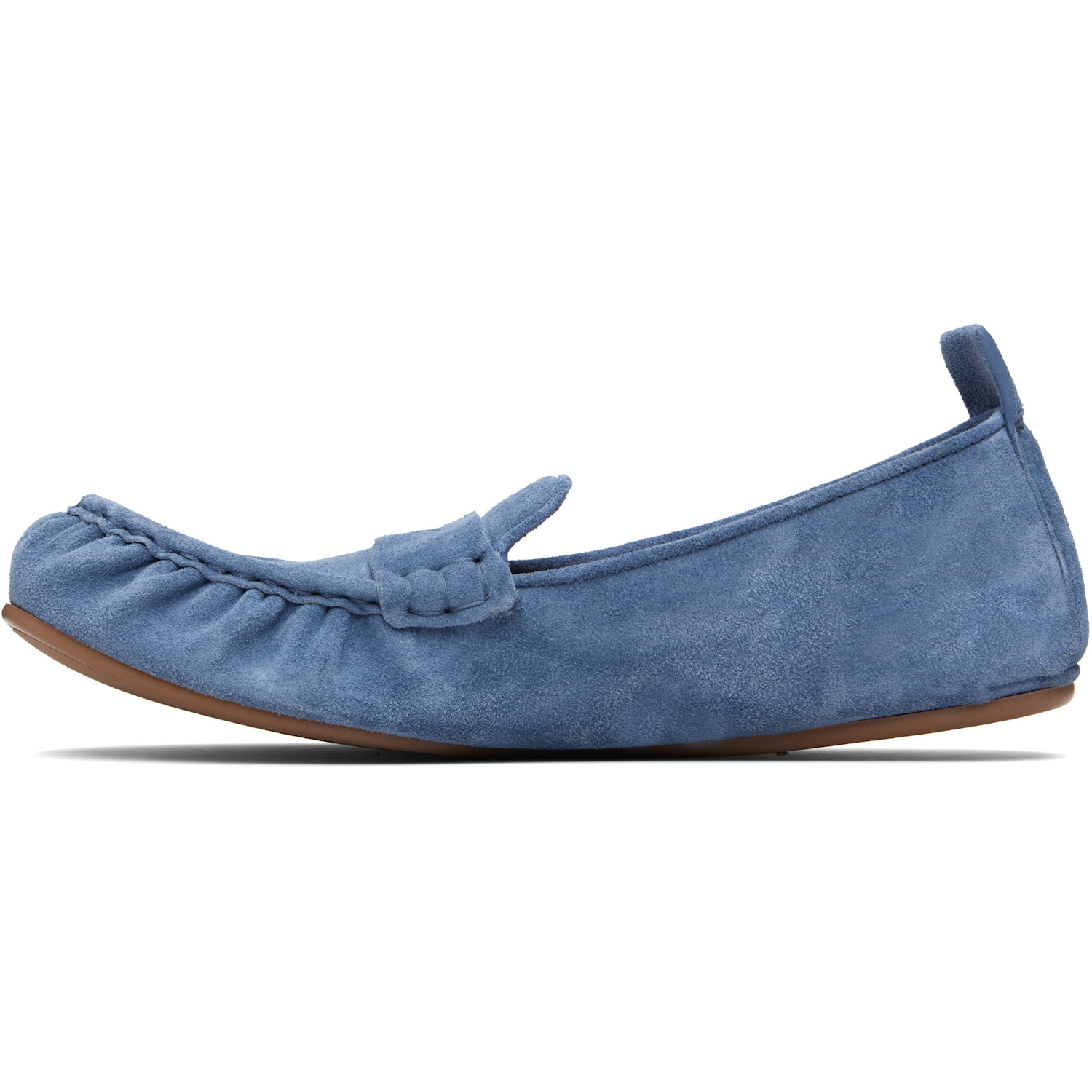  Acne Studios Blue Suede Loafers 