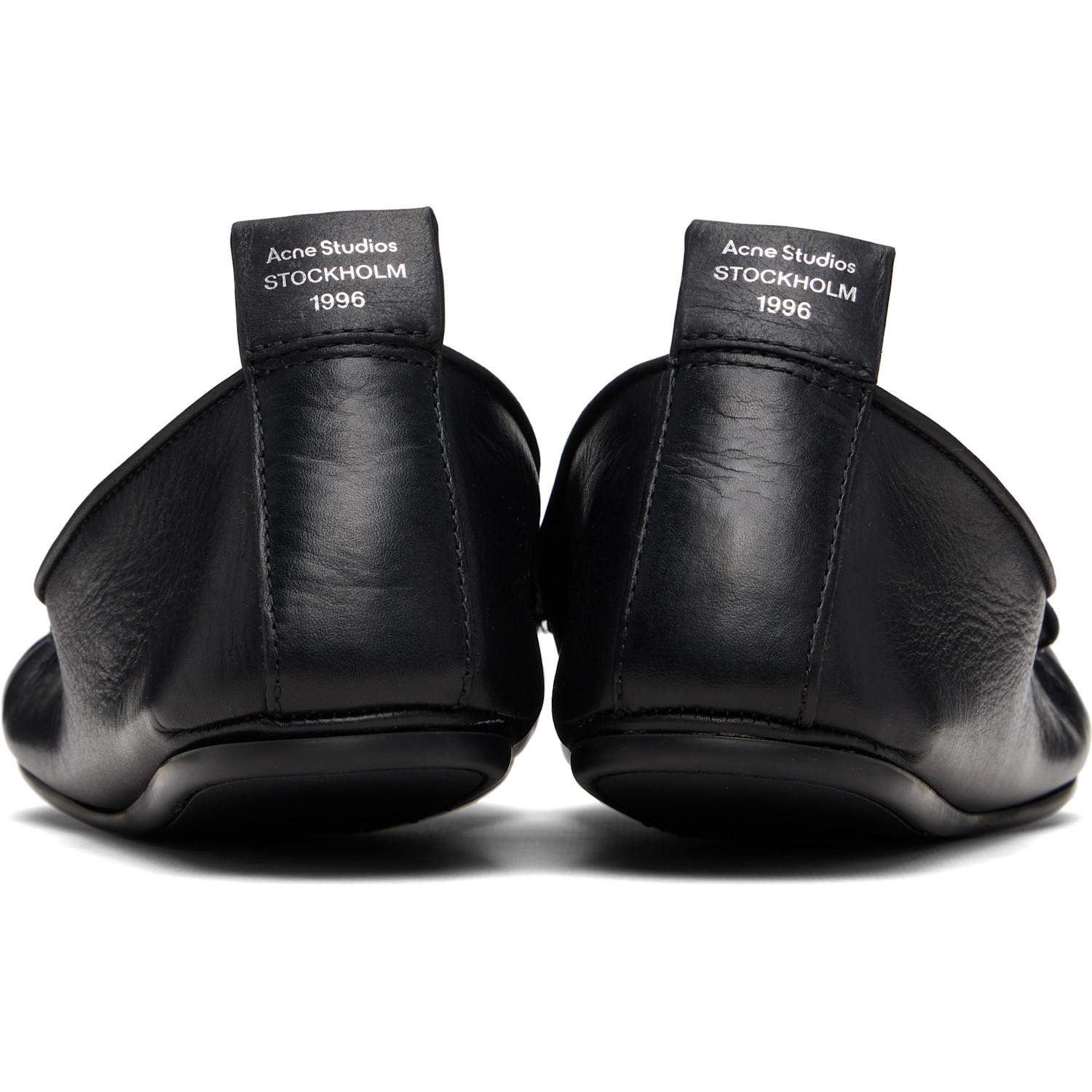  Acne Studios Black Leather Loafers 