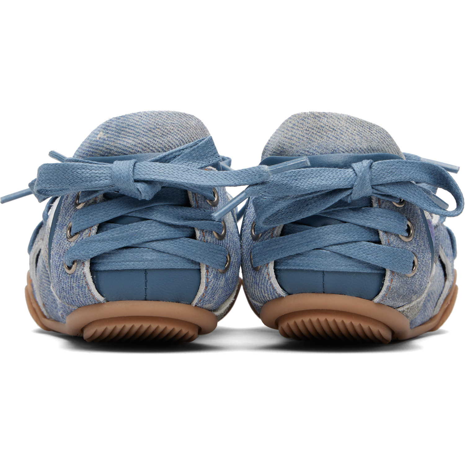  Acne Studios Blue Lace-up Leather Sneakers 