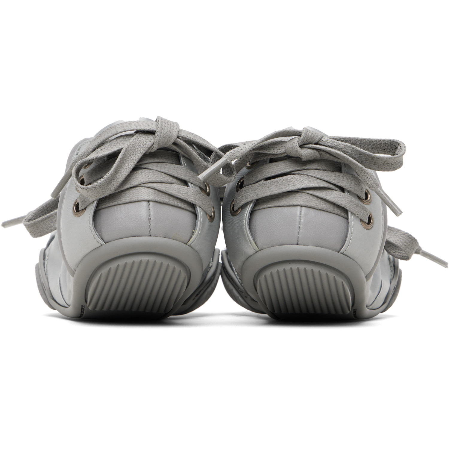  Acne Studios Gray Lace-up Satin Sneakers 
