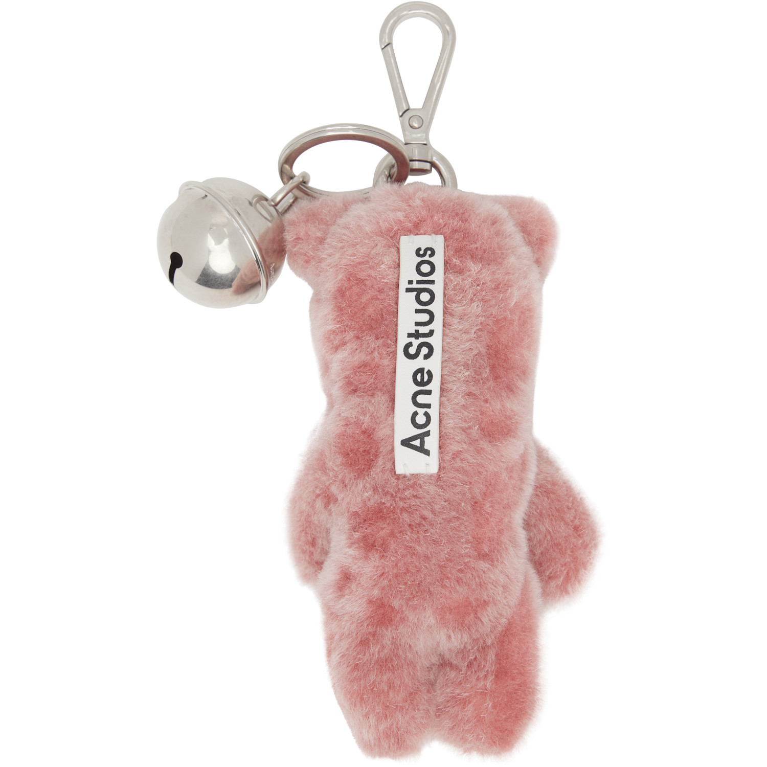  Acne Studios Pink Teddy Bear Keychain 