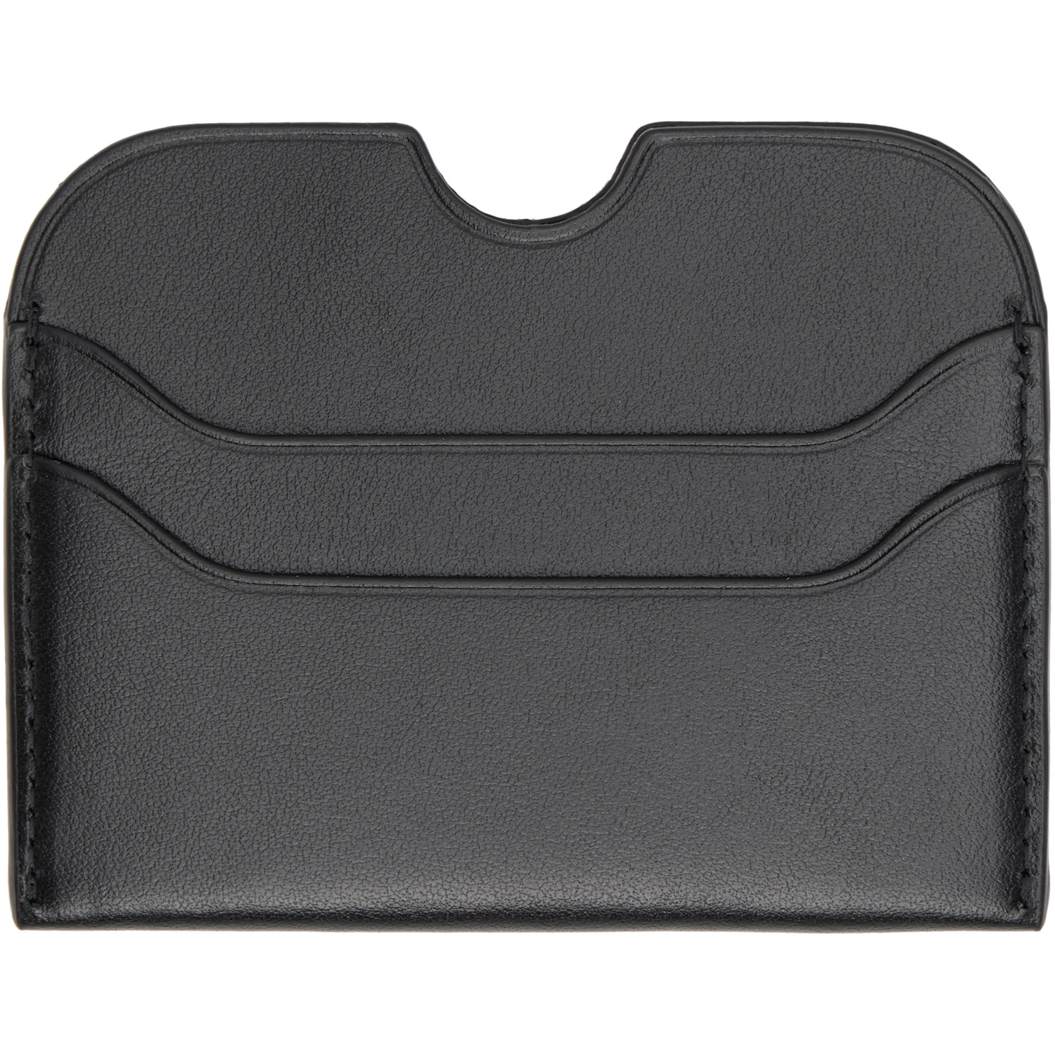  Acne Studios Black Leather Card Holder 