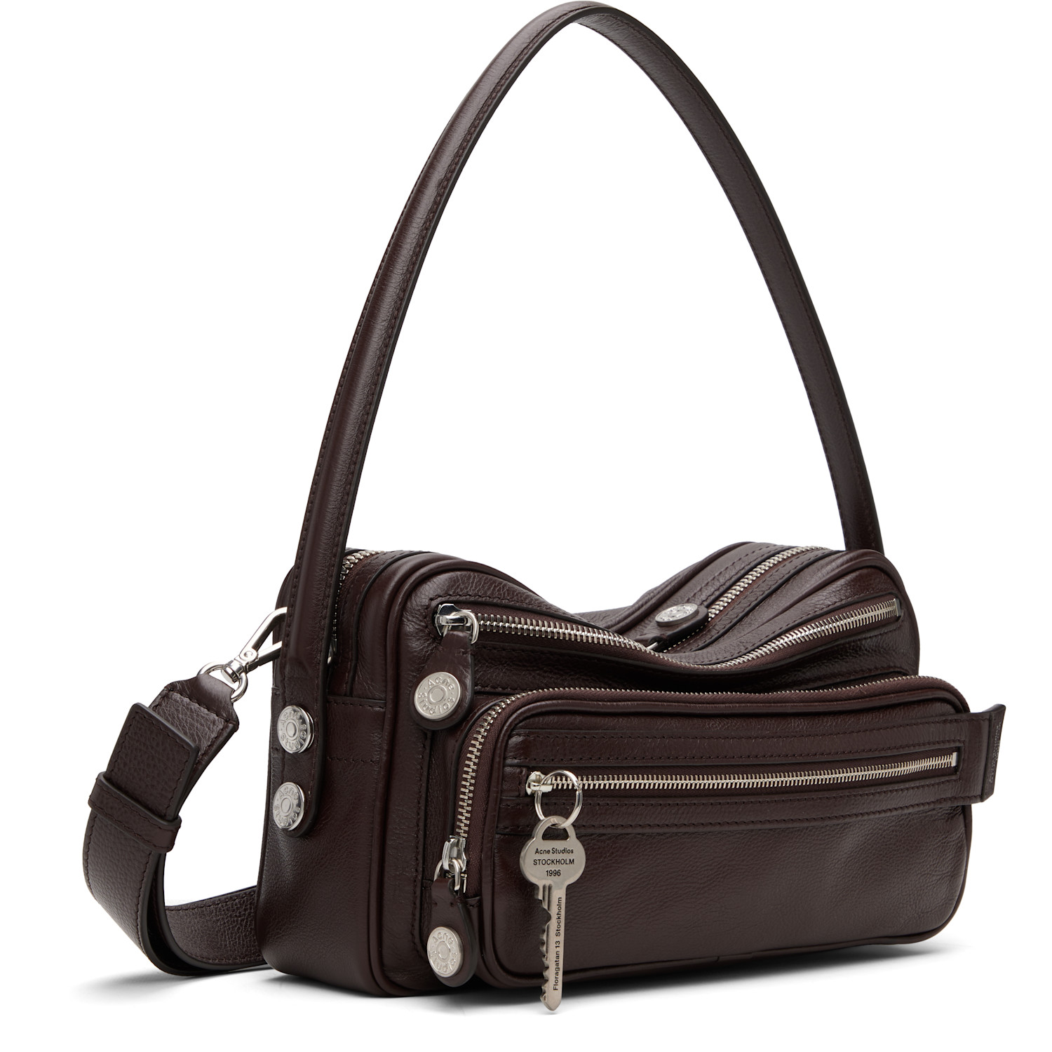  Acne Studios Brown Camero Party Bag 