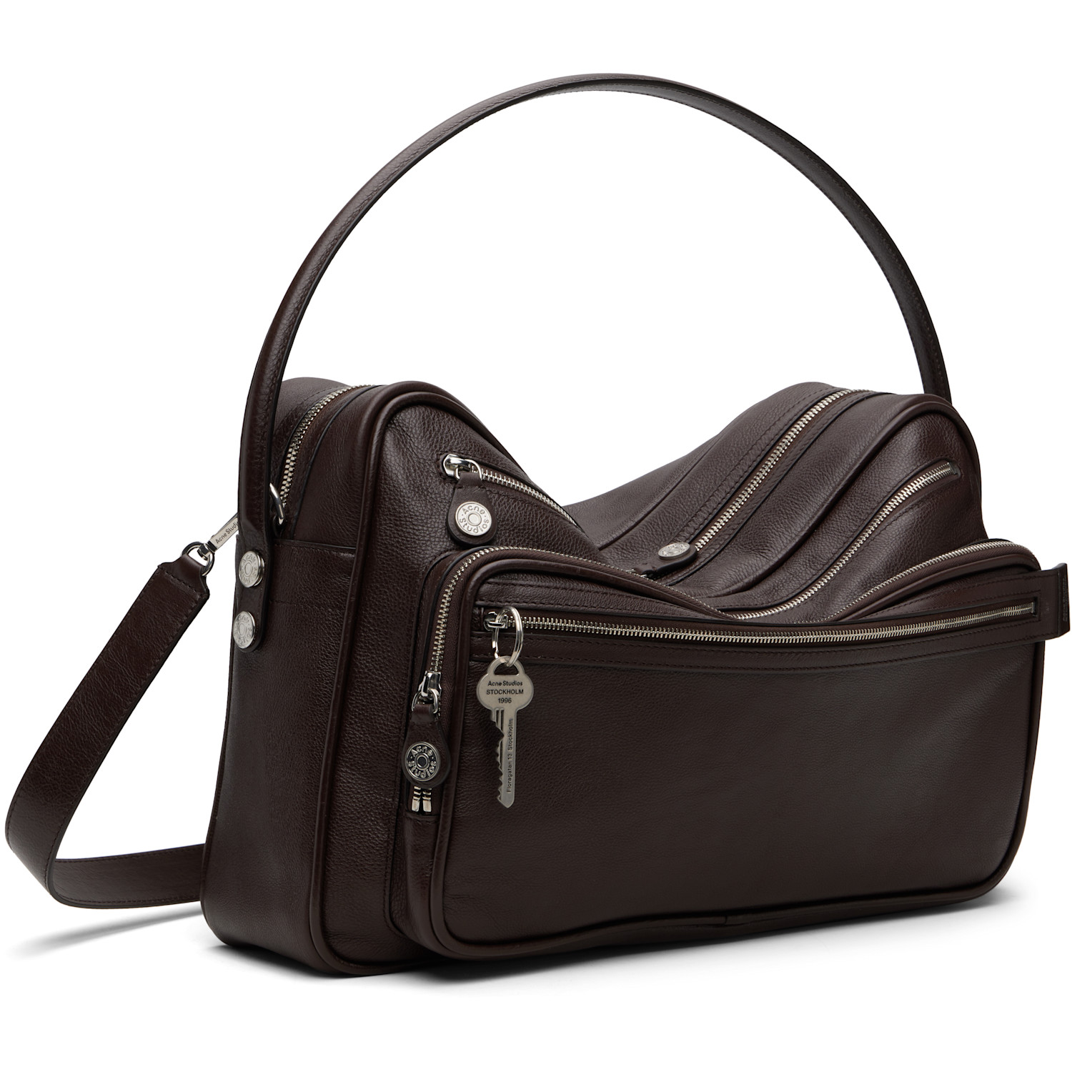  Acne Studios Brown Camero Camera Shoulder Bag 