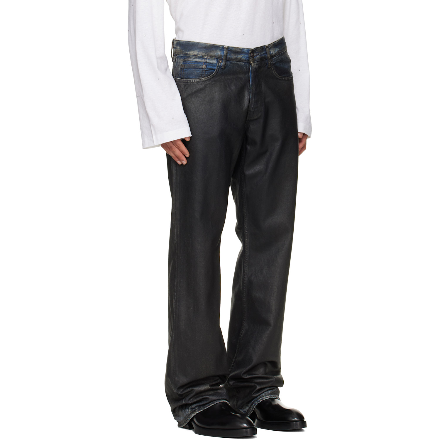  Acne Studios Black Regular Fit 2010m Jeans 