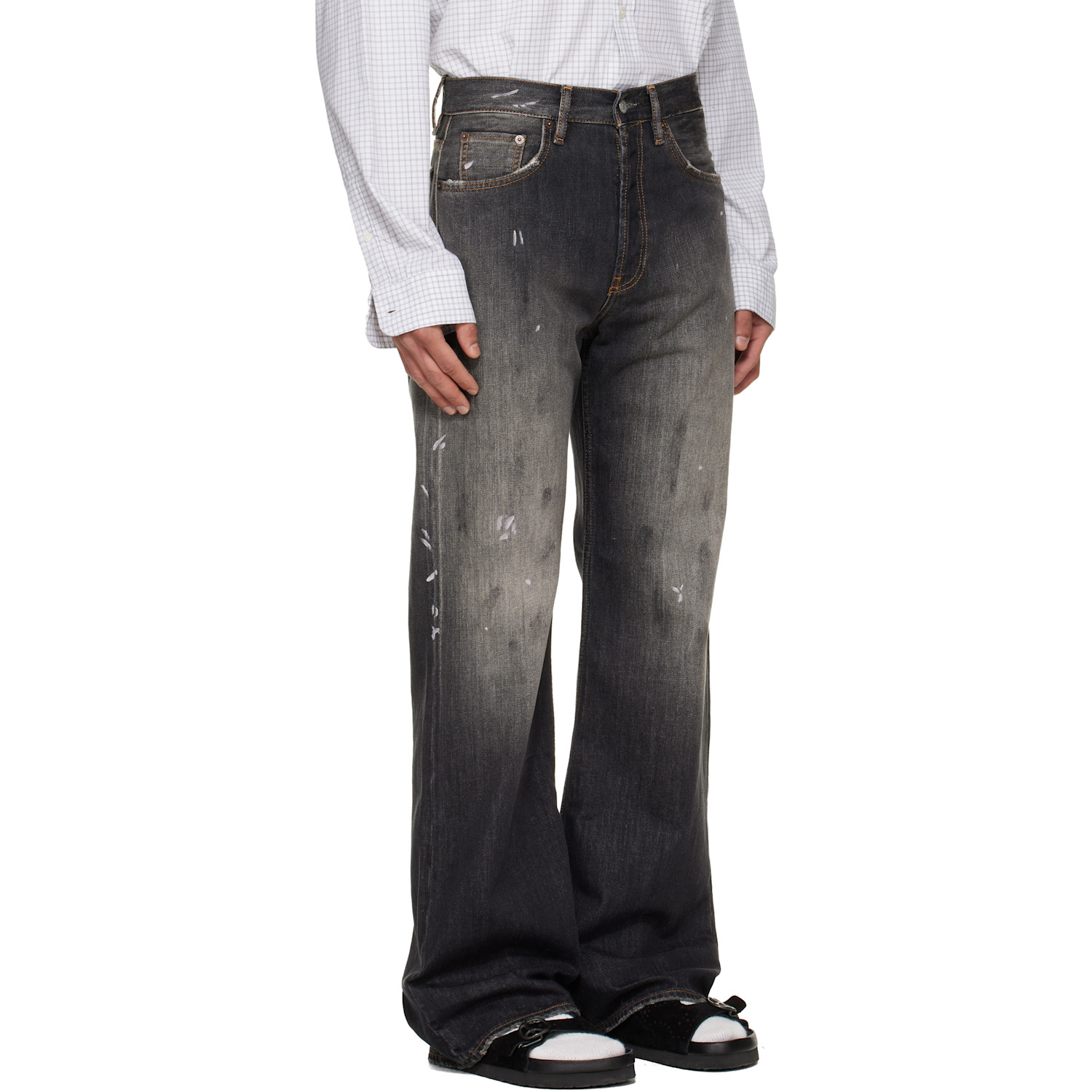  Acne Studios Gray Regular Fit 2021m Jeans 