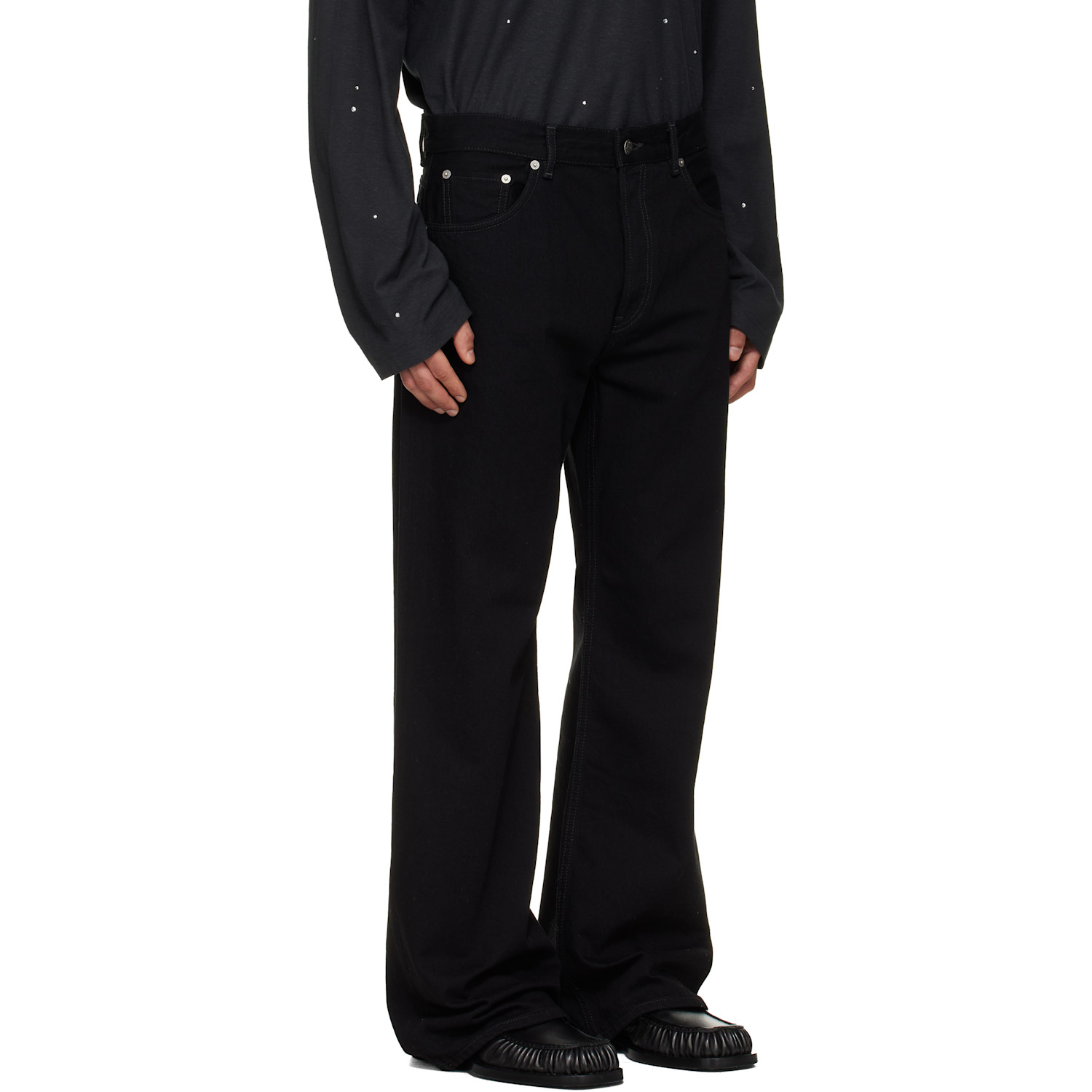  Acne Studios Black Regular Fit 2021m Jeans 