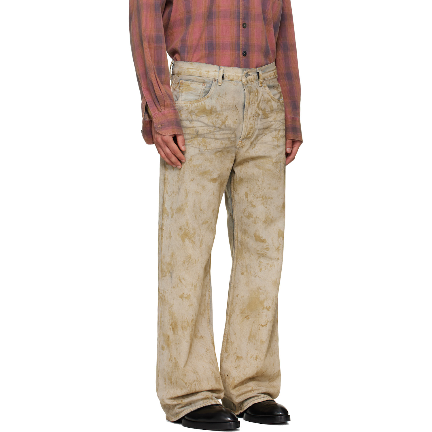  Acne Studios Beige Regular Fit 2021m Jeans 
