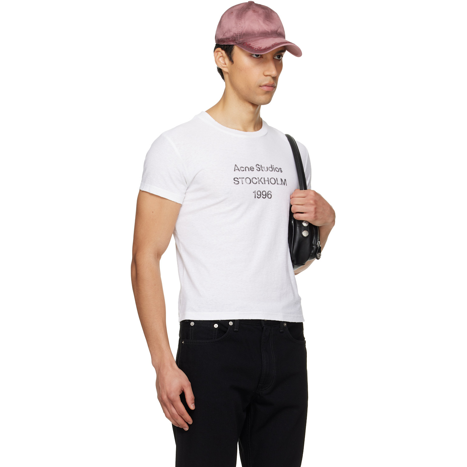  Acne Studios White Logo T-shirt 