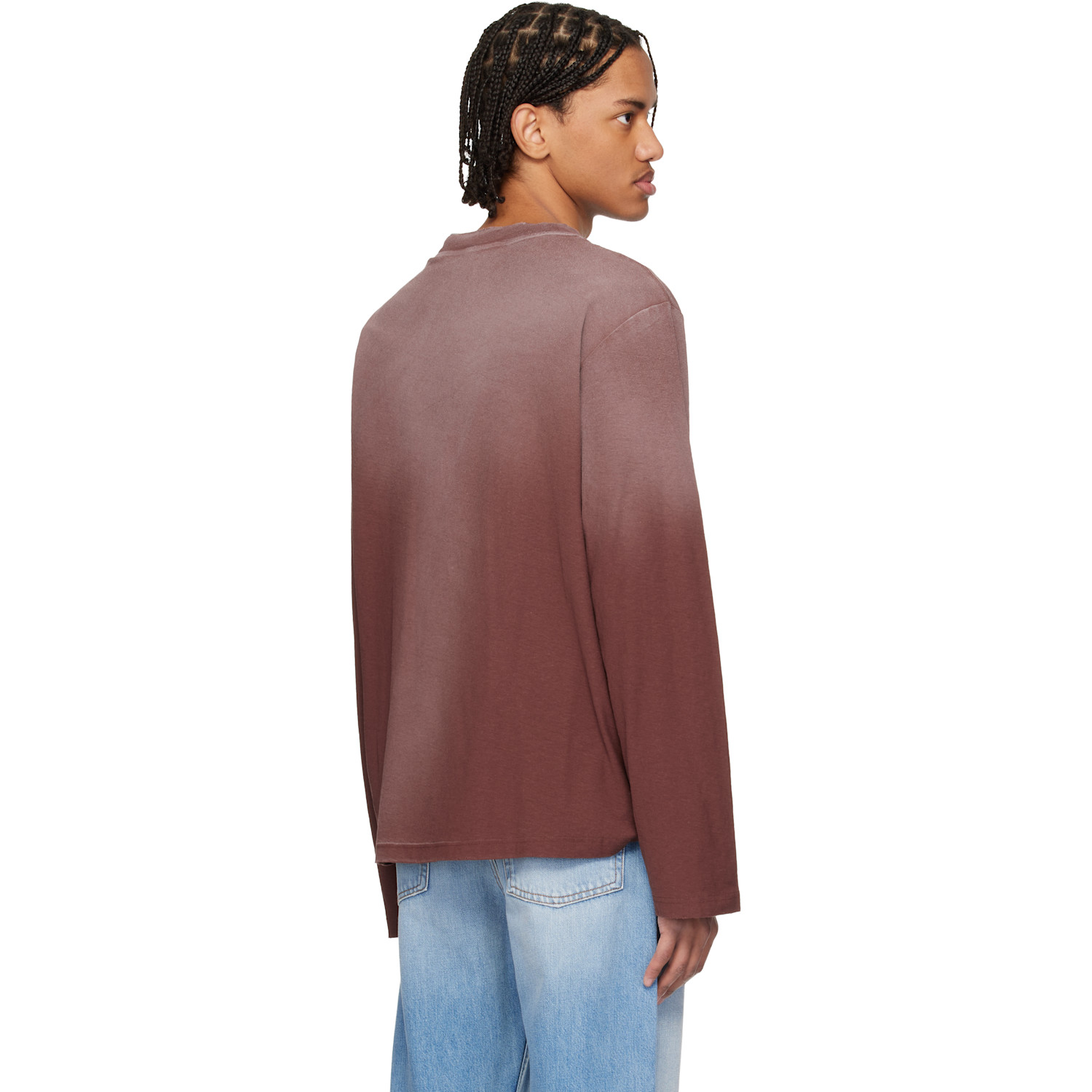  Acne Studios Brown Relaxed Fit Logo T-shirt 