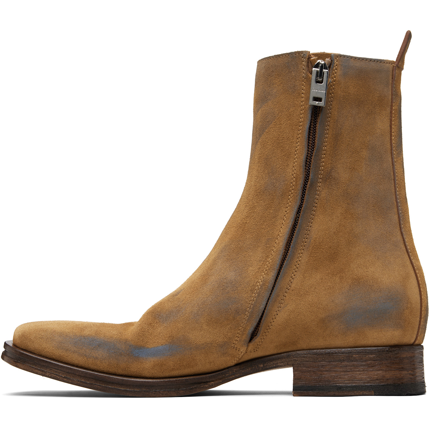  Acne Studios Tan Suede Ankle Boots 
