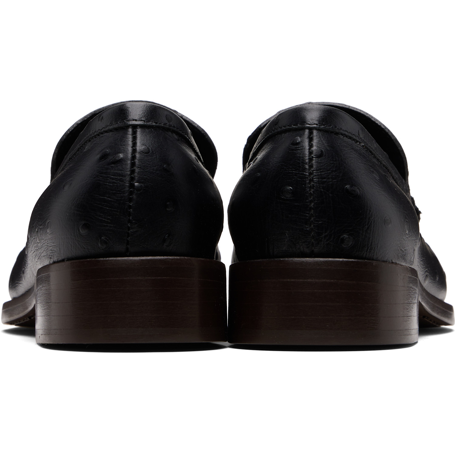  Acne Studios Black Leather Loafers 