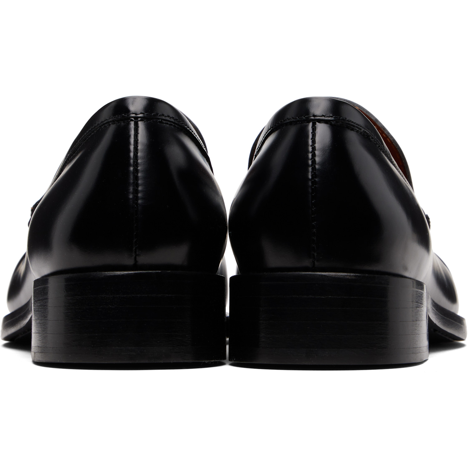  Acne Studios Black Leather Loafers 