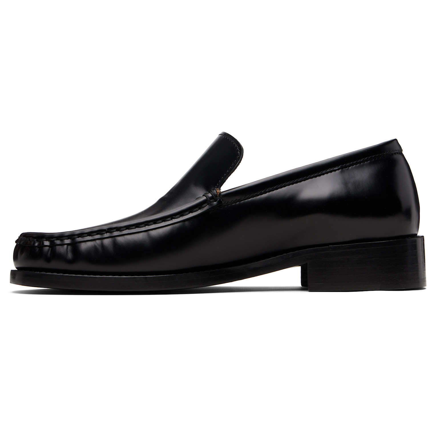  Acne Studios Black Leather Loafers 