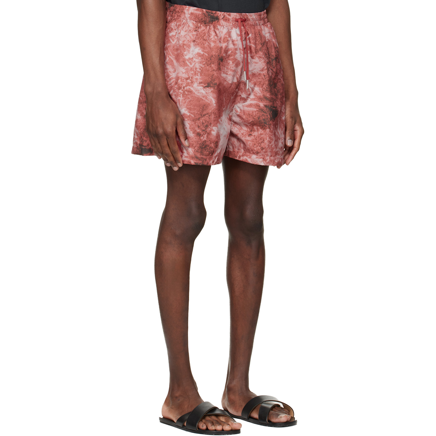  Stockholm (surfboard) Club Red Embroidered-logo Swim Shorts 