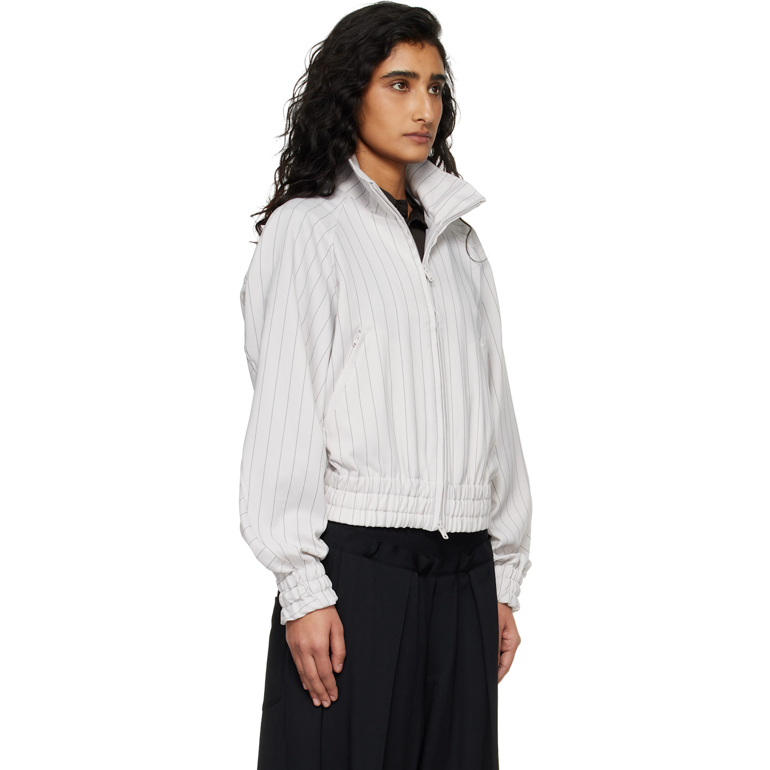  Y-3 Off-white Pinstripe Sport Uniform Jacket 