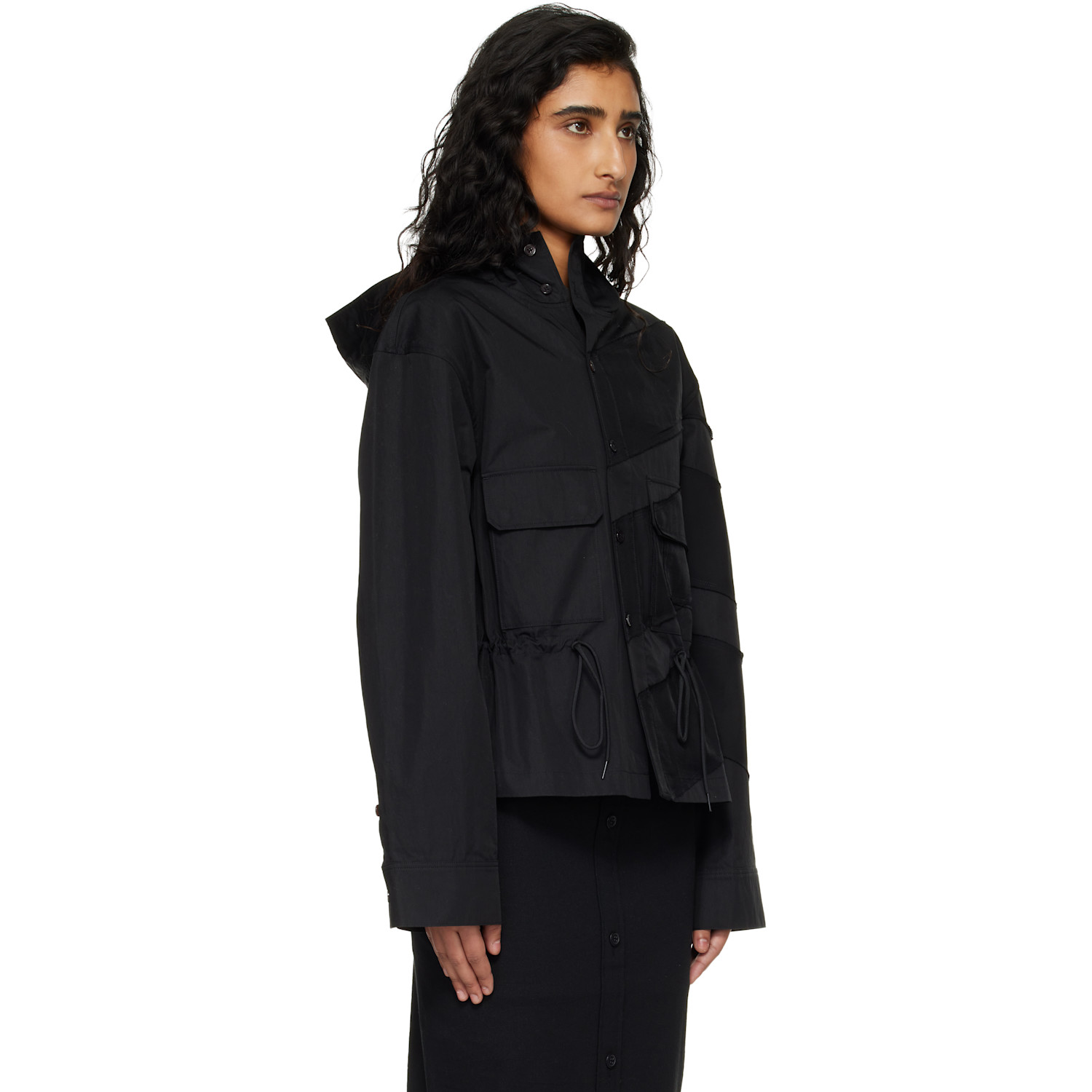  Y-3 Black Hooded Jacket 