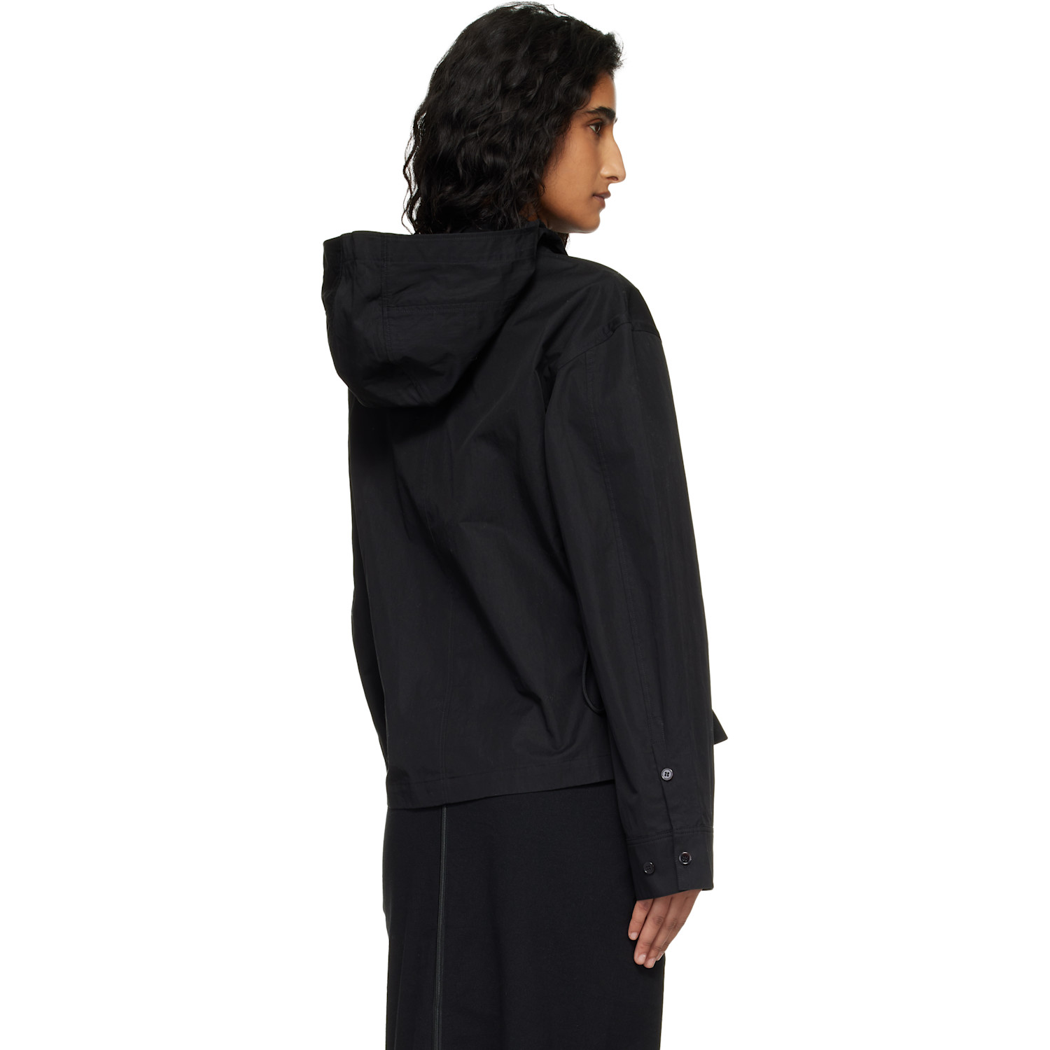  Y-3 Black Hooded Jacket 
