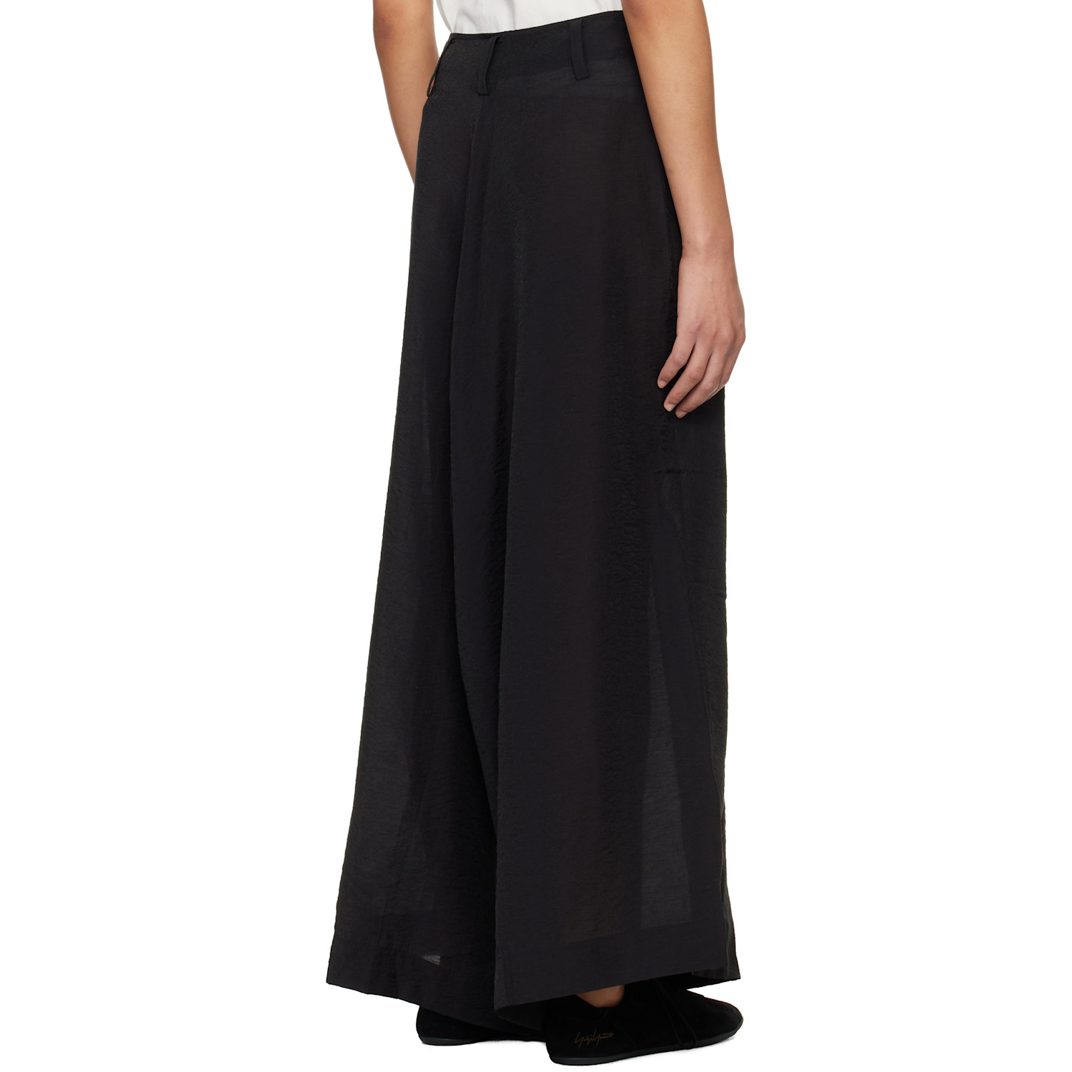  Y-3 Black Ut Wide Lounge Pants 