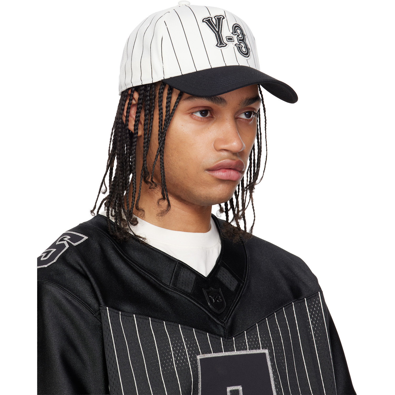  Y-3 Off-white Pinstripe Cap 
