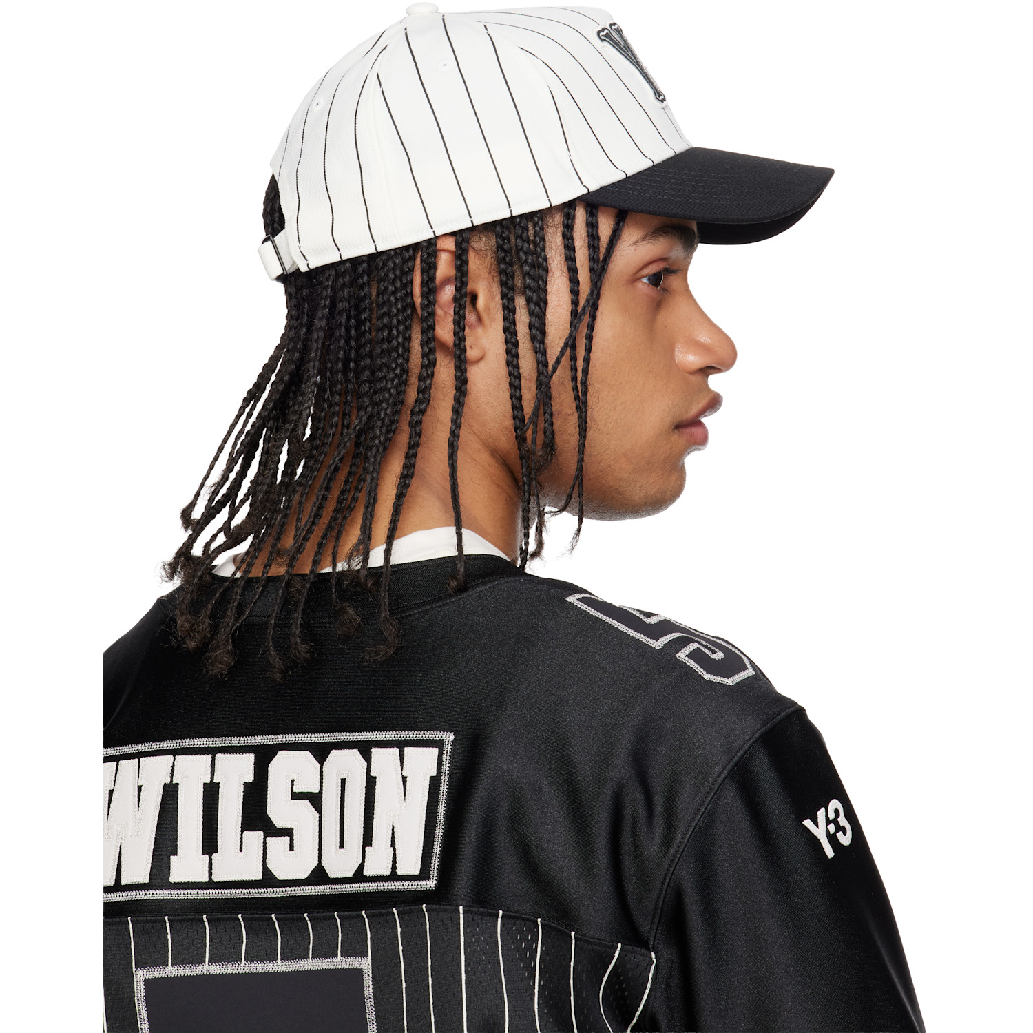  Y-3 Off-white Pinstripe Cap 