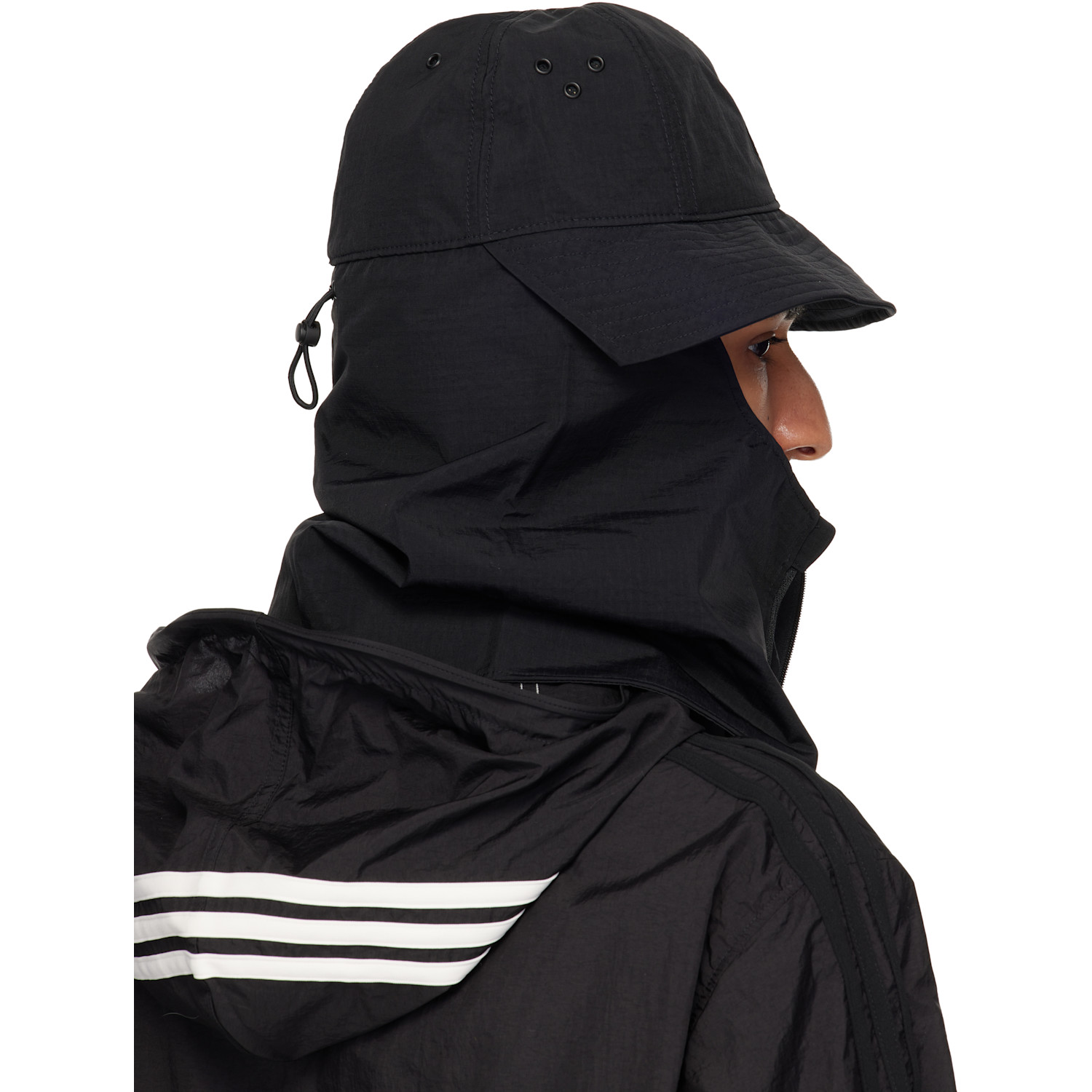  Y-3 Black Util Bucket Hat 