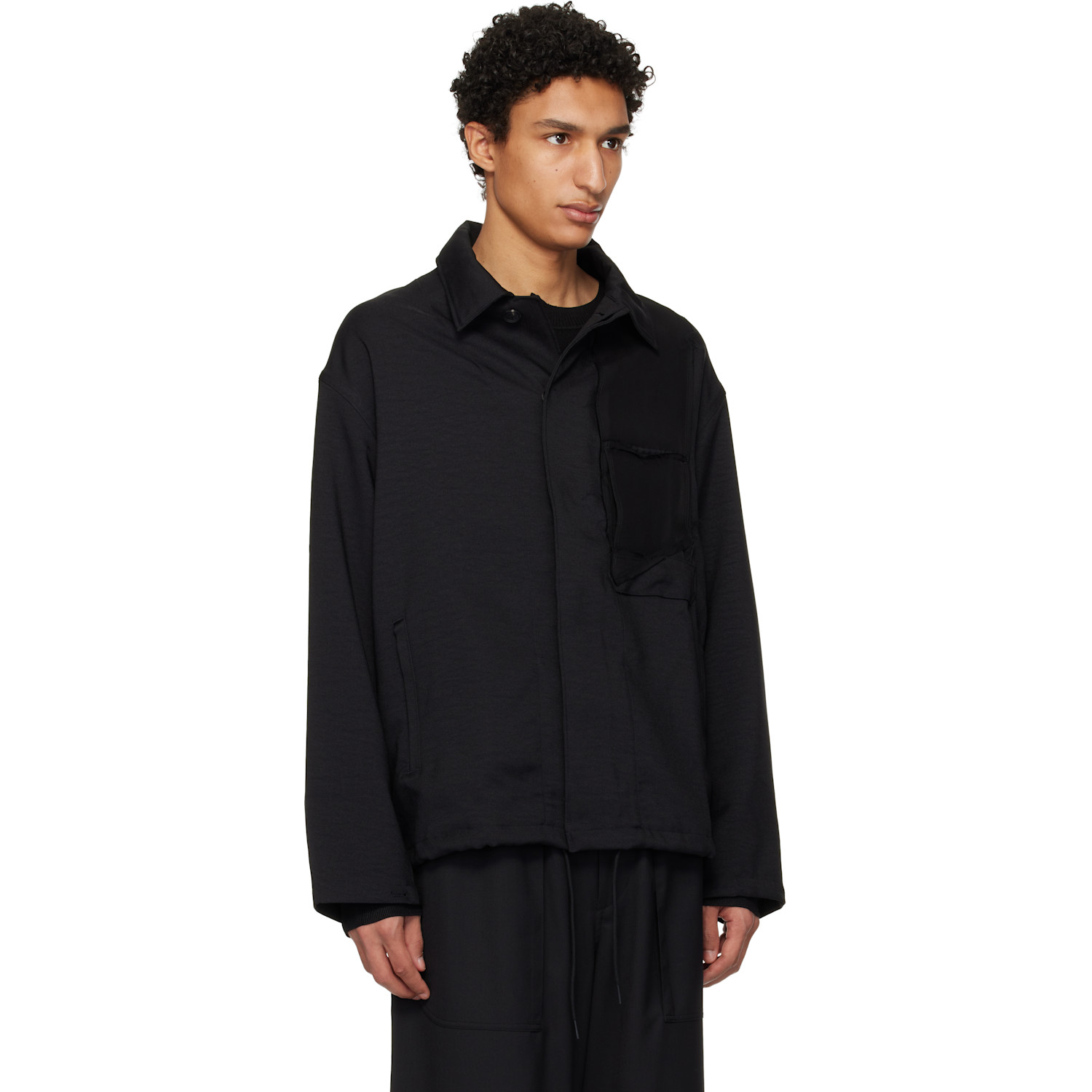 Y-3 Black Utility Blouson Jacket 