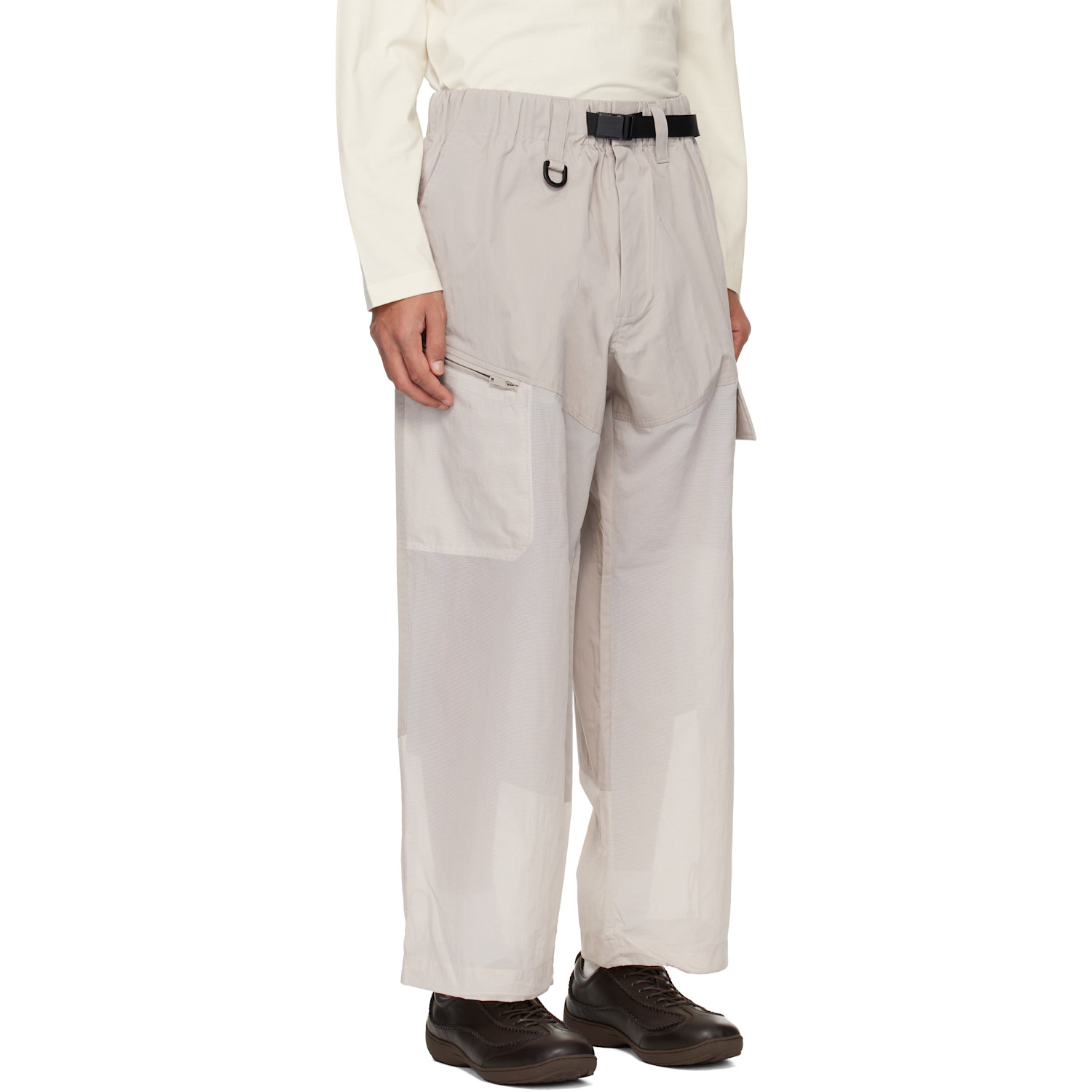  Y-3 Beige Ut Straightleg Cargo Pants 