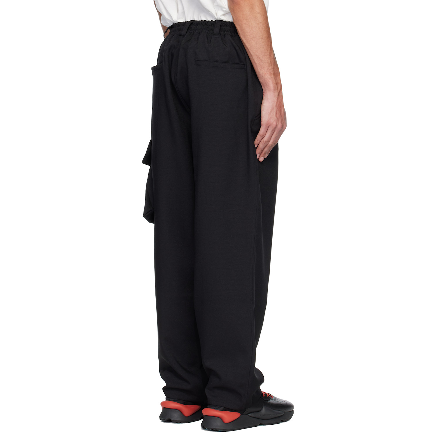  Y-3 Black Sport Uniform Cargo Pants 