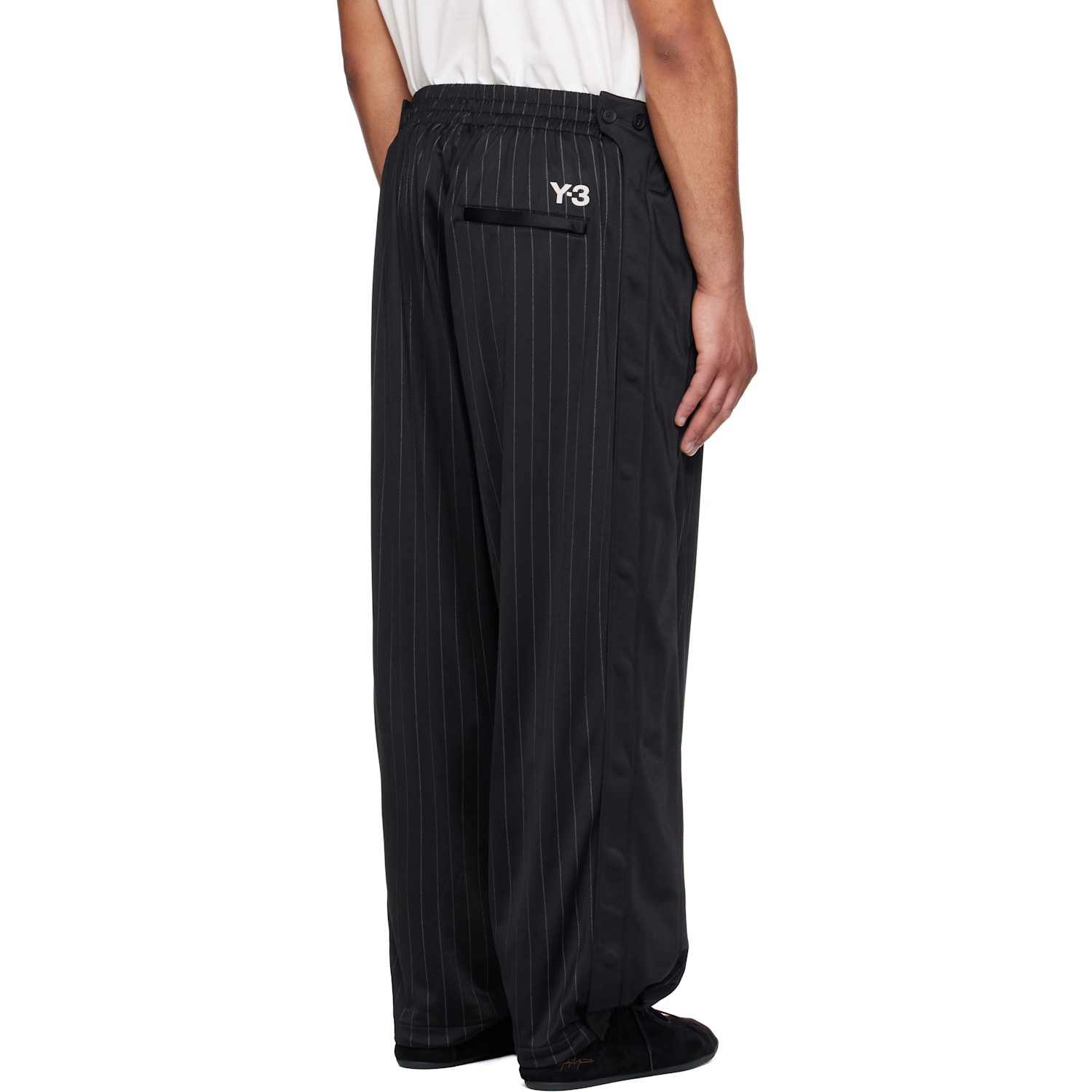  Y-3 Black Basketball Track Pants 