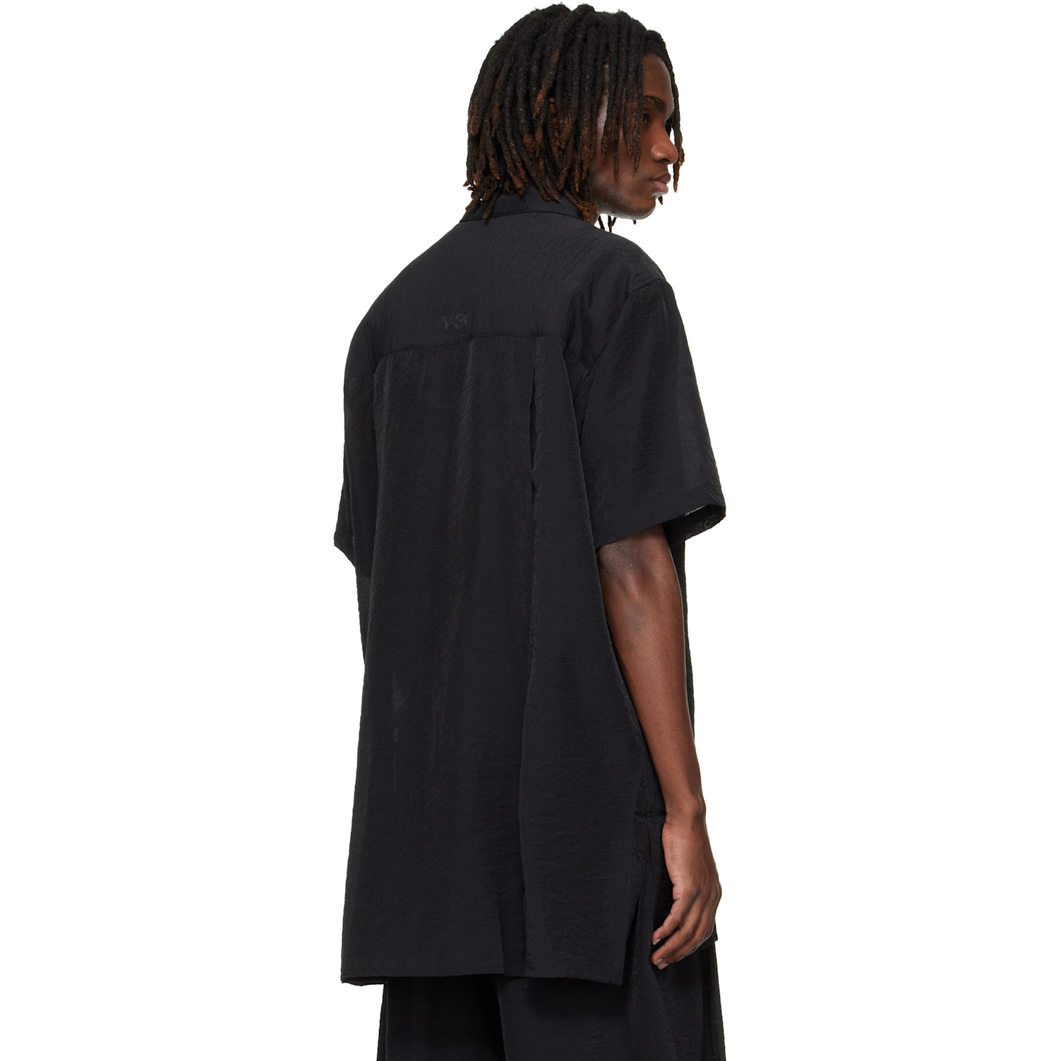  Y-3 Black Short Sleeve Shirt 