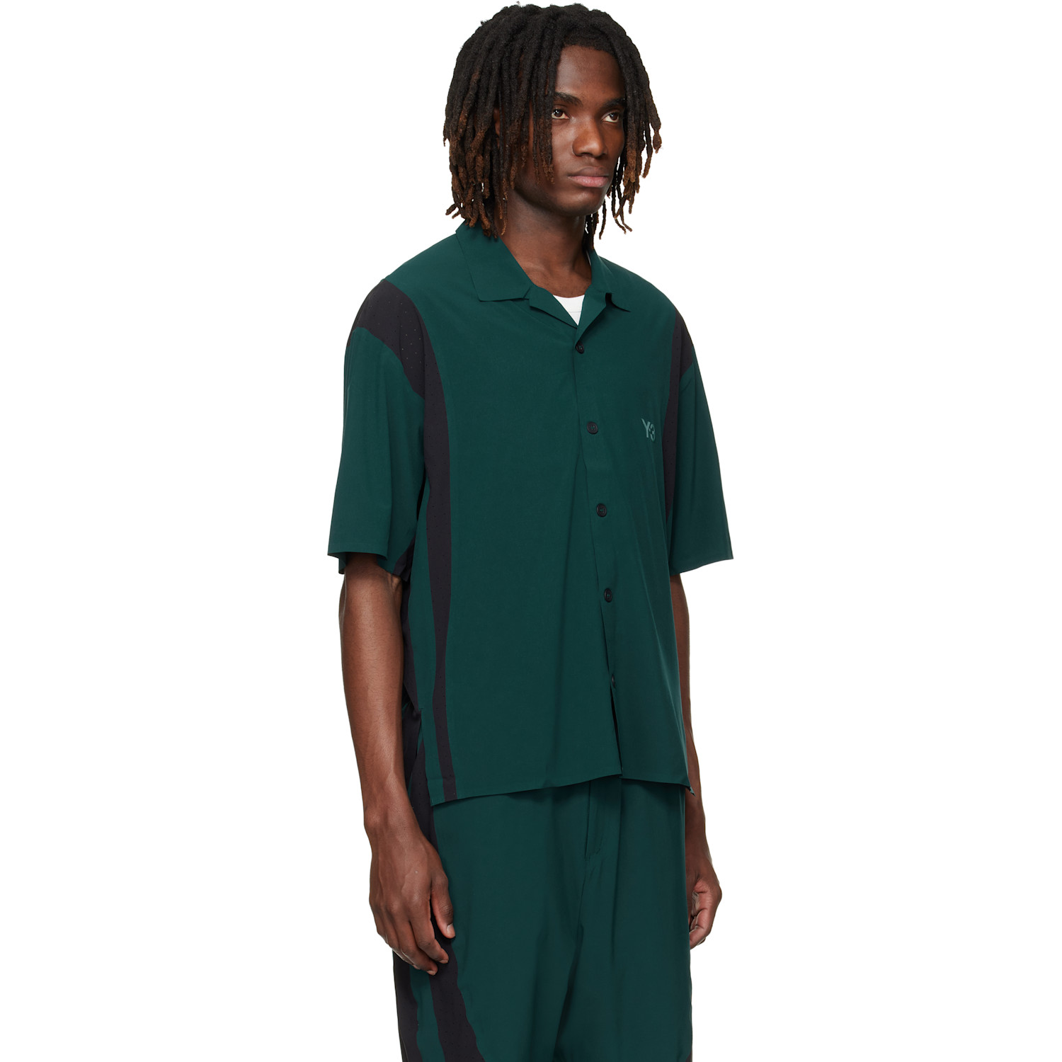  Y-3 Black Ultralight Woven Shirt 