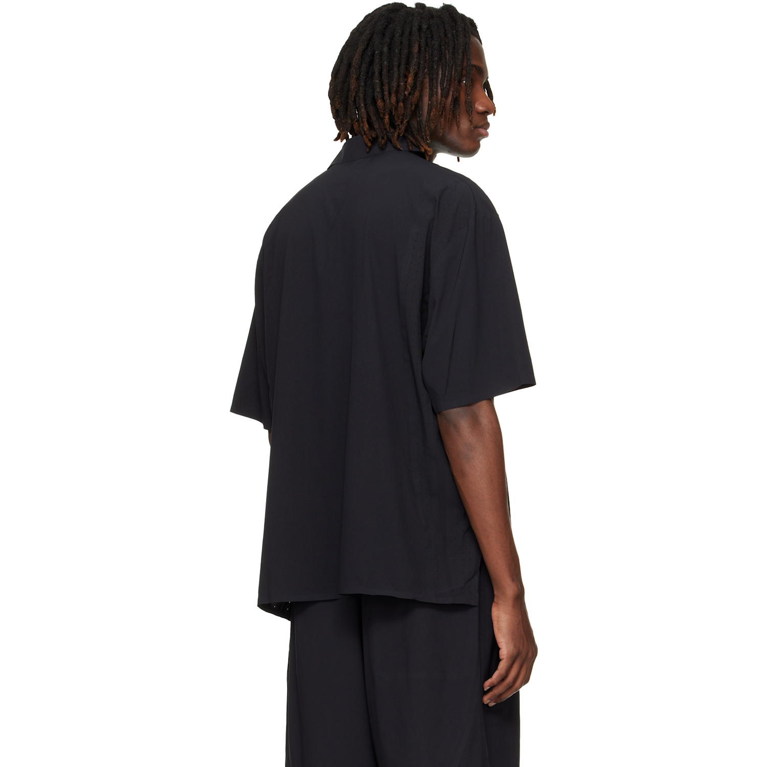  Y-3 Black Ultralight Woven Shirt 