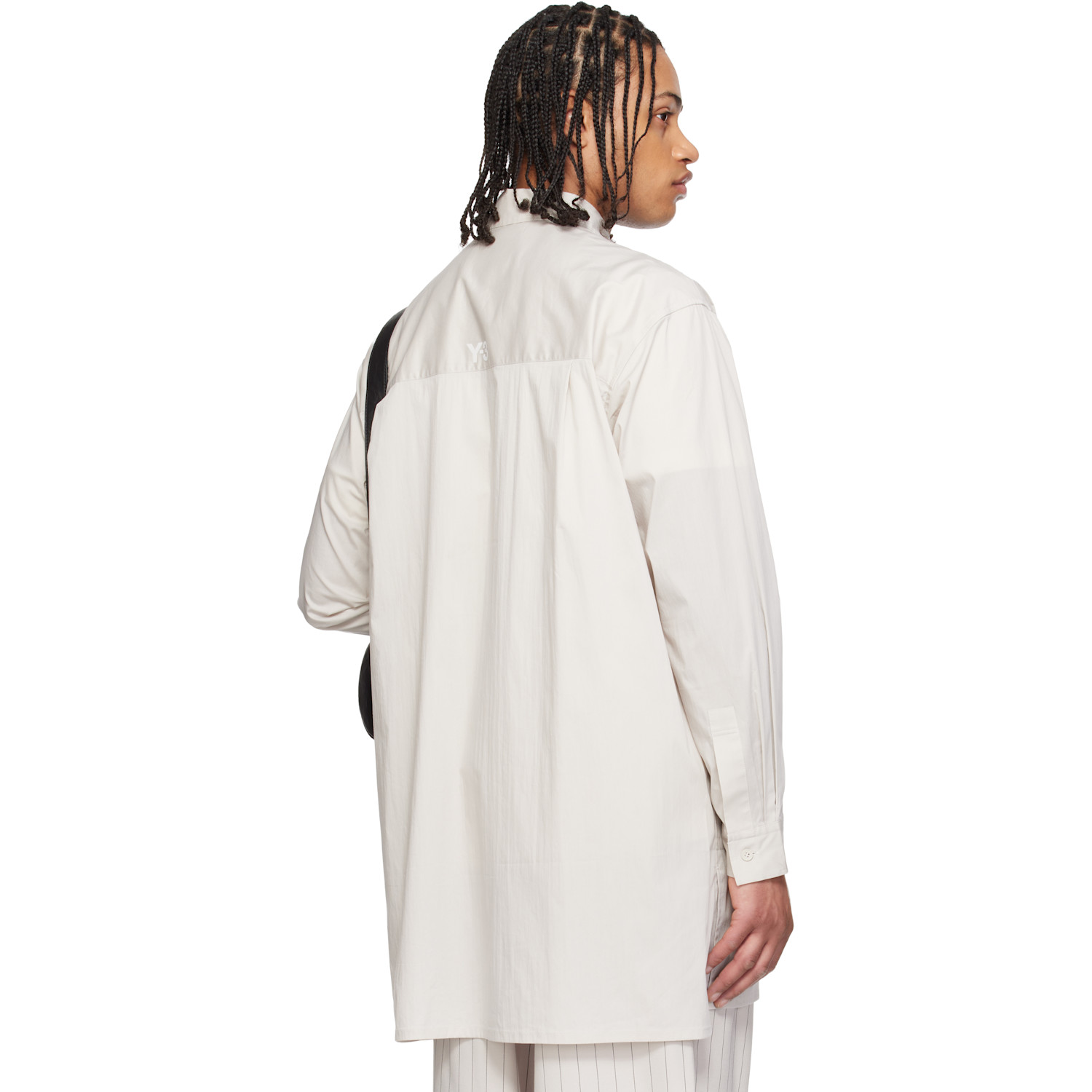  Y-3 Taupe Ls Chapea Shirt 
