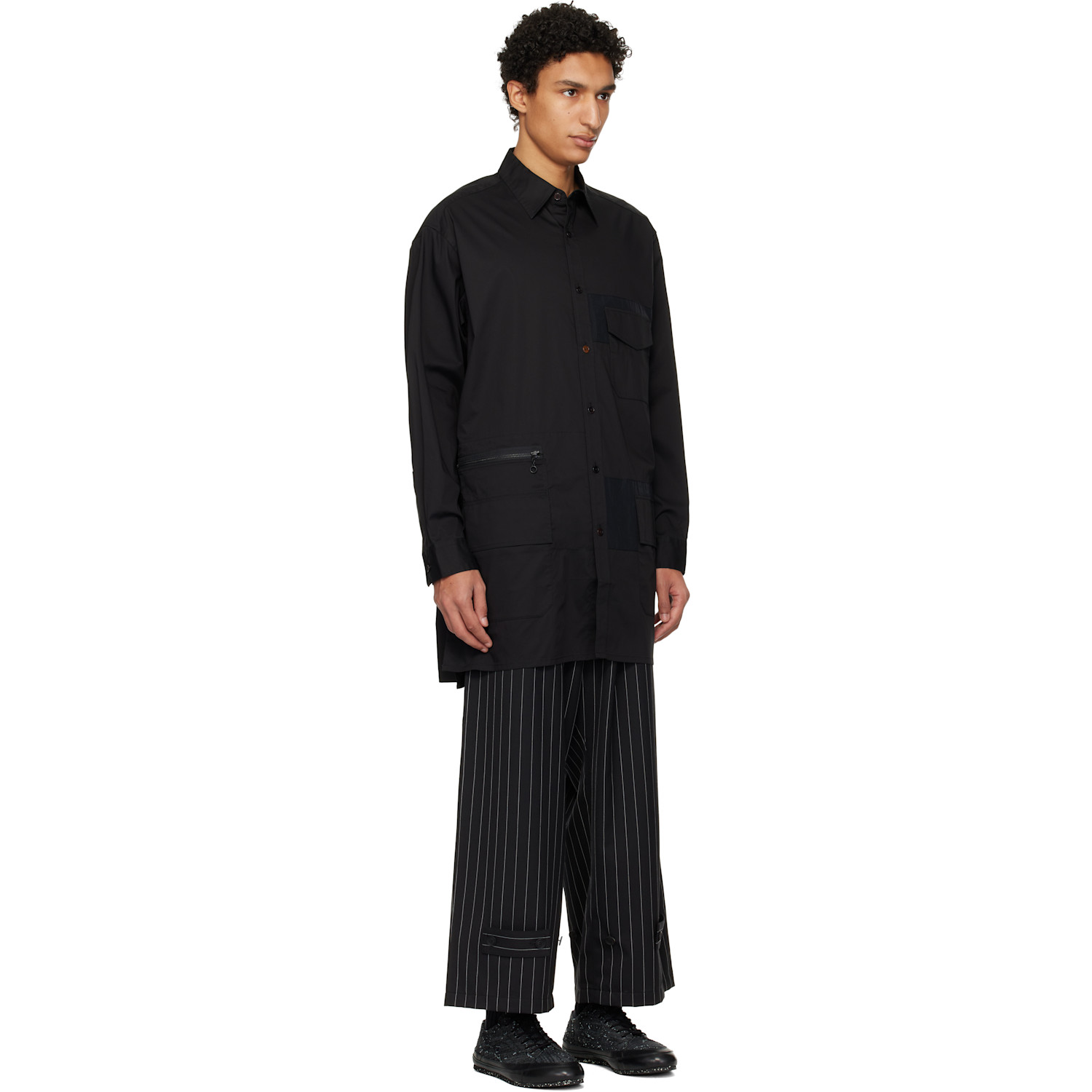  Y-3 Black Ut Long Sleeve Shirt 