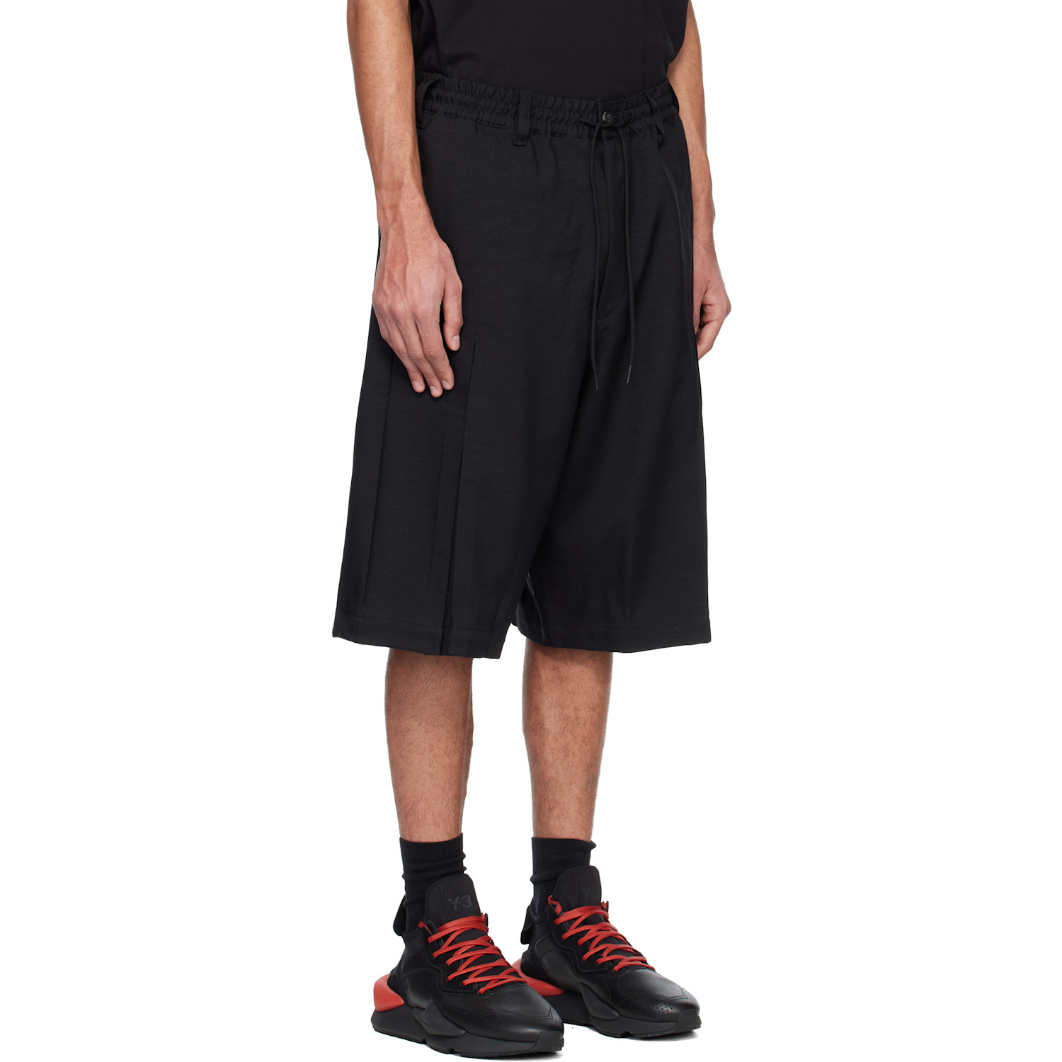  Y-3 Black M Su Plt Shorts 