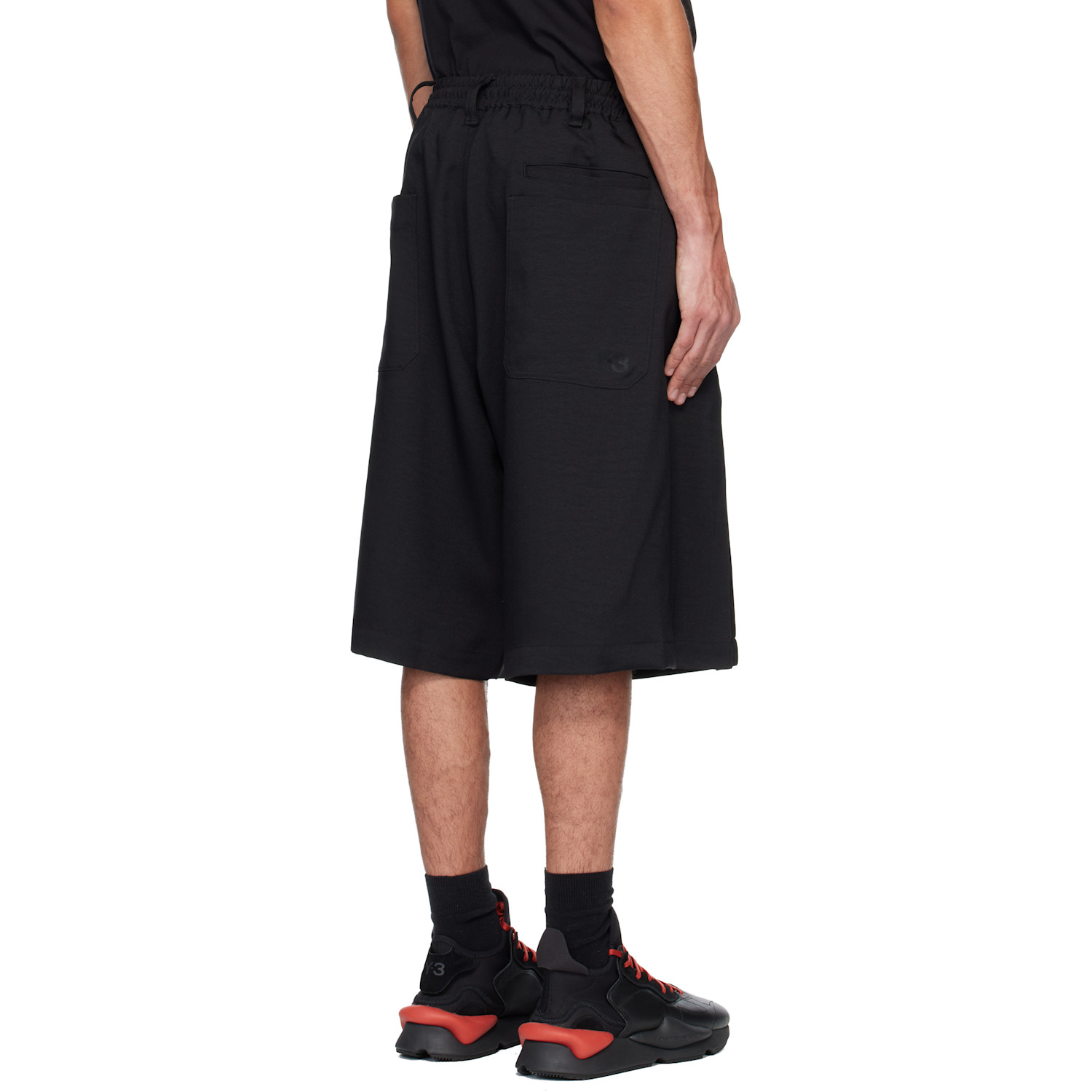  Y-3 Black M Su Plt Shorts 