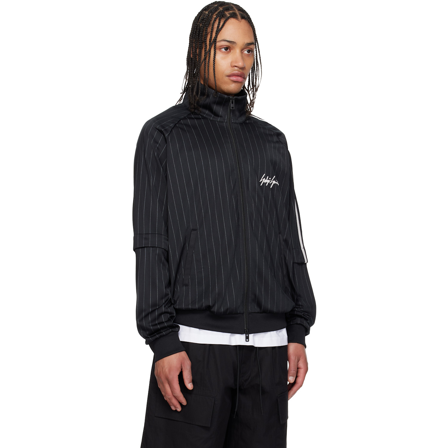  Y-3 Black Basketball Track Jacket 