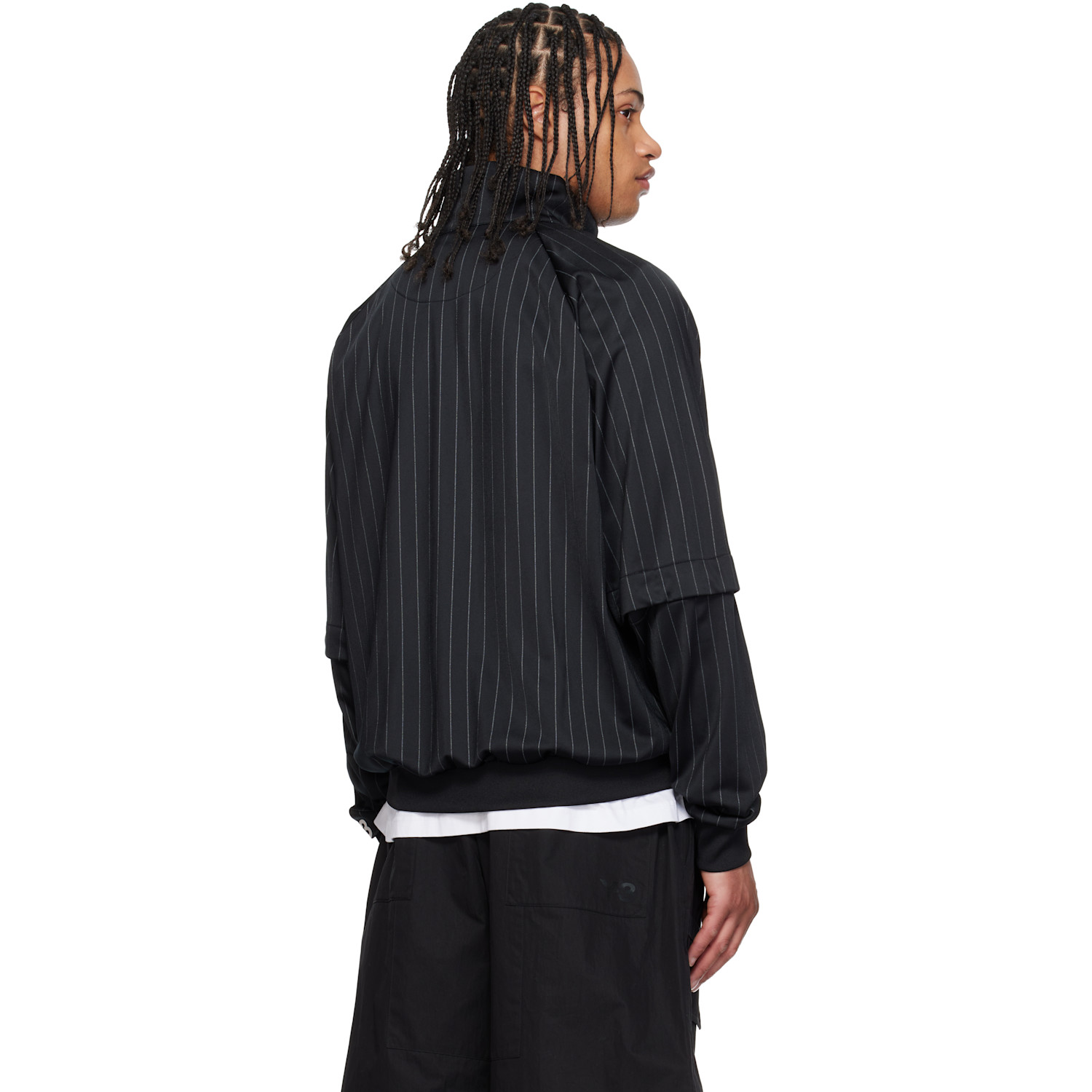  Y-3 Black Basketball Track Jacket 