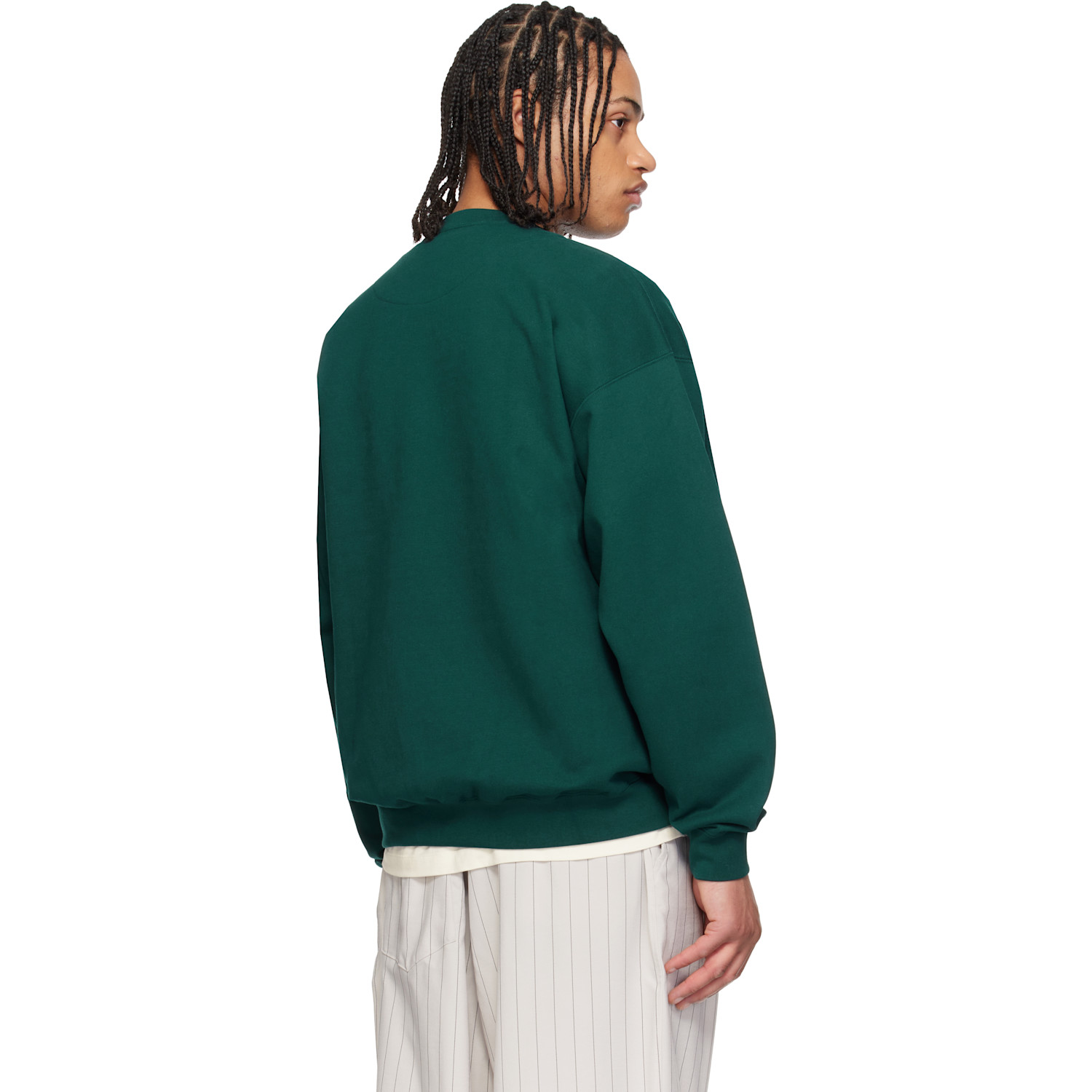  Y-3 Green Crewneck Aurivy Sweatshirt 