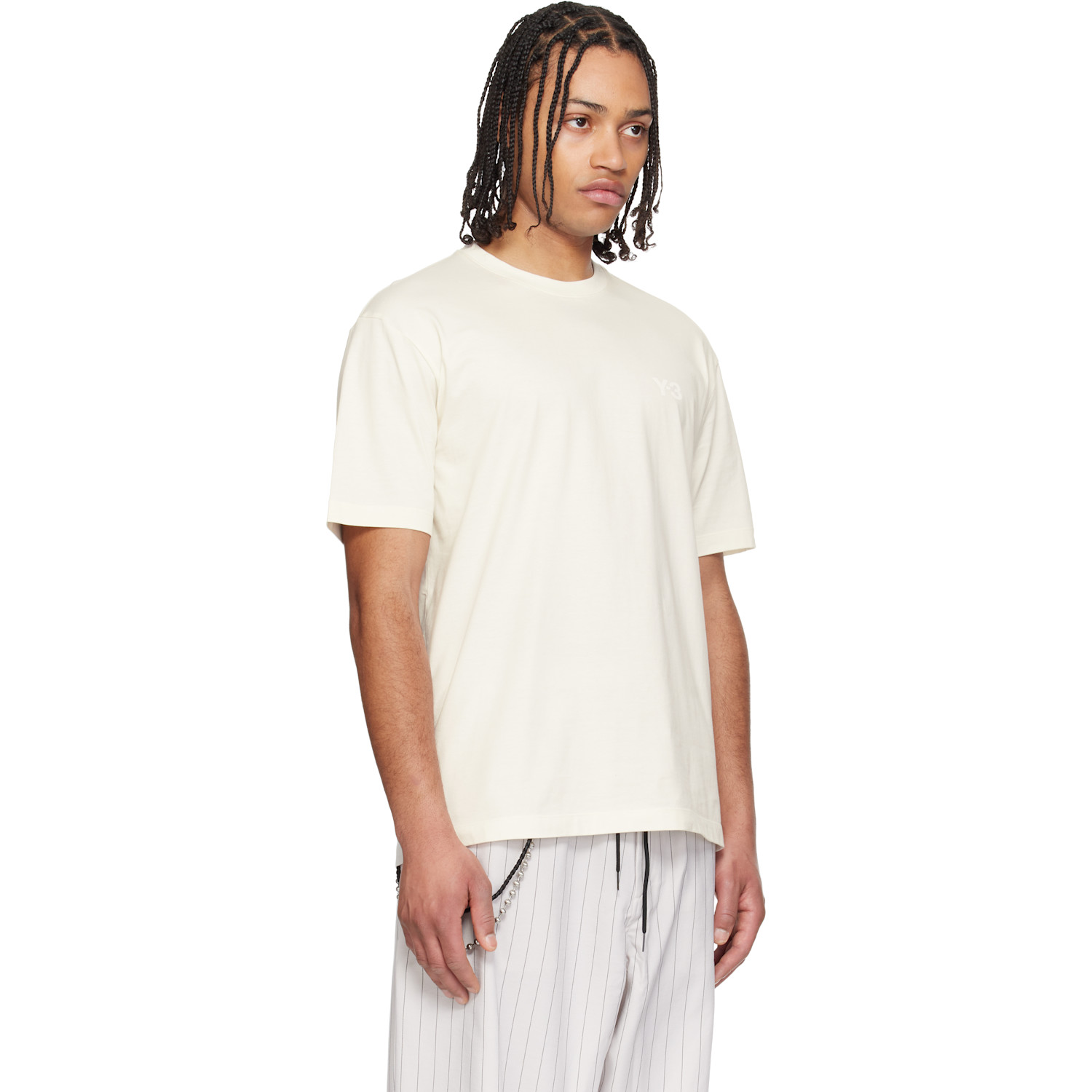  Y-3 Off-white Regular Short Sleeve T-shirt 