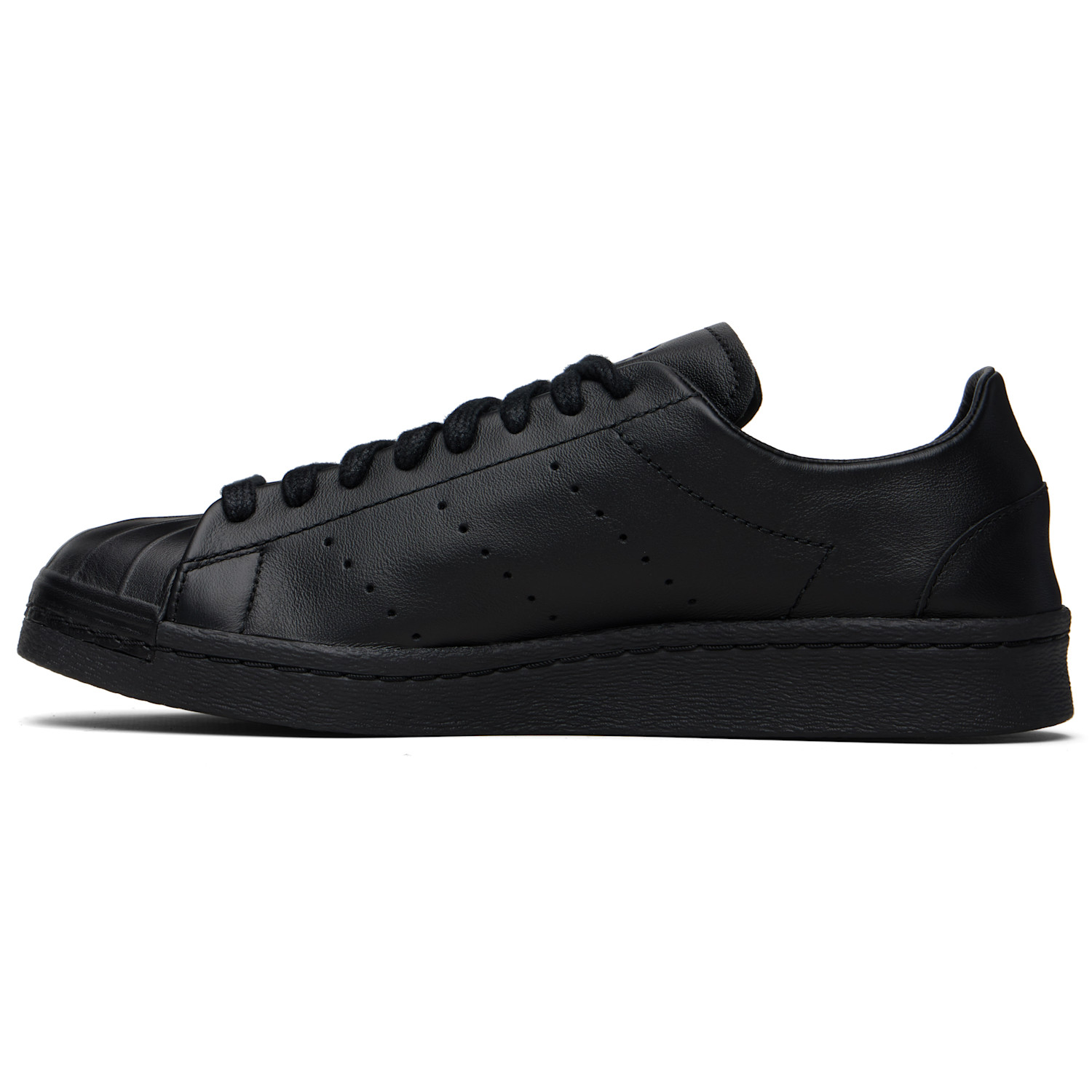  Y-3 Black Superstar Sneakers 