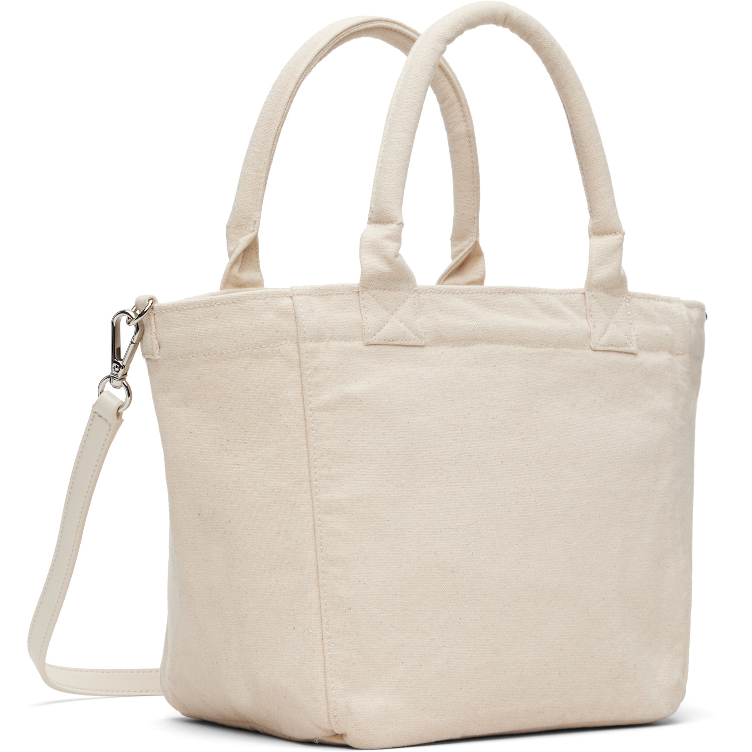  Ganni Beige Easy Pony Printed Shopper Tote 