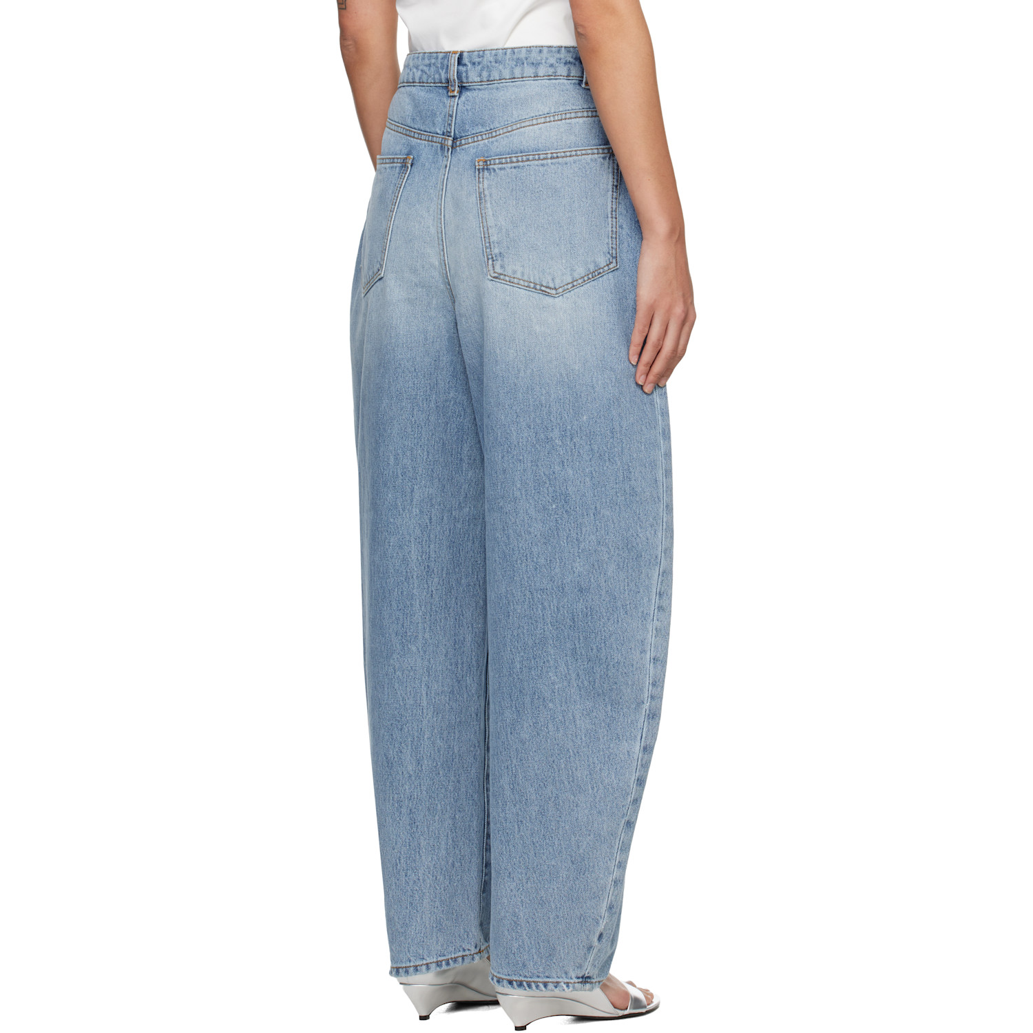  Róhe Blue Sculptural Jeans 